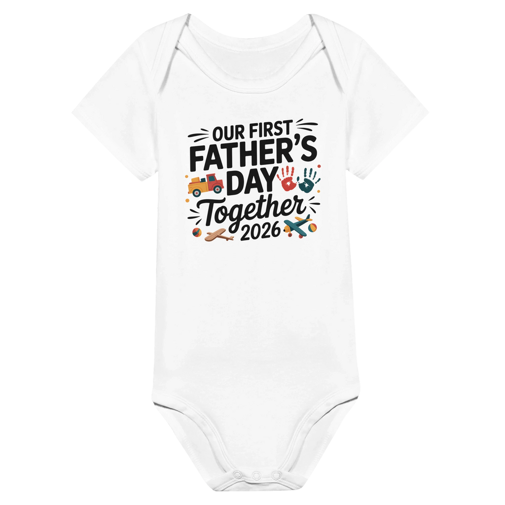 Baby Boy and Me First Fathers Day Onesie Proud Father - All Teez