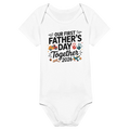 Baby Boy and Me First Fathers Day Onesie Proud Father - All Teez