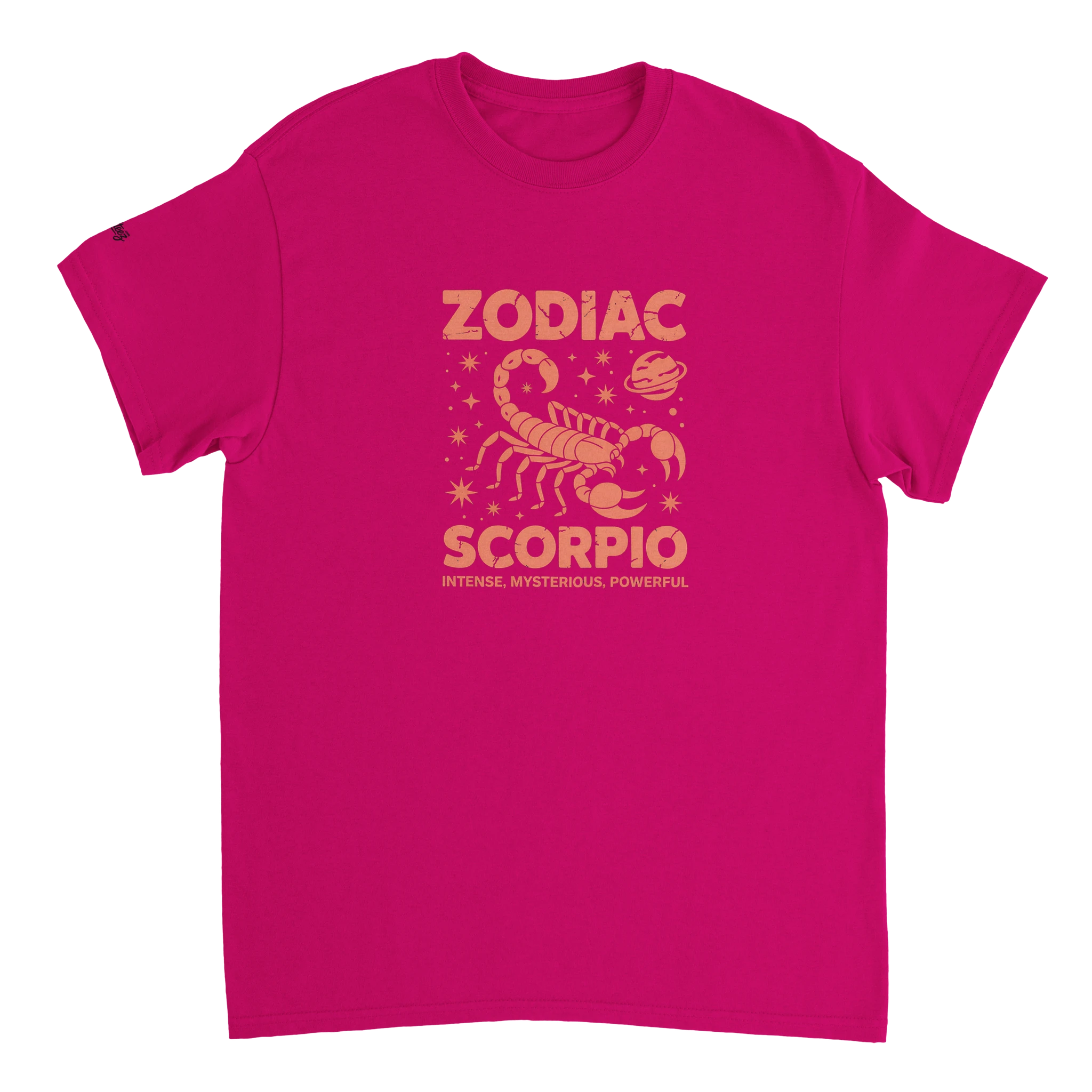 Scorpio Zodiac T-Shirt print close-up - All Teez
