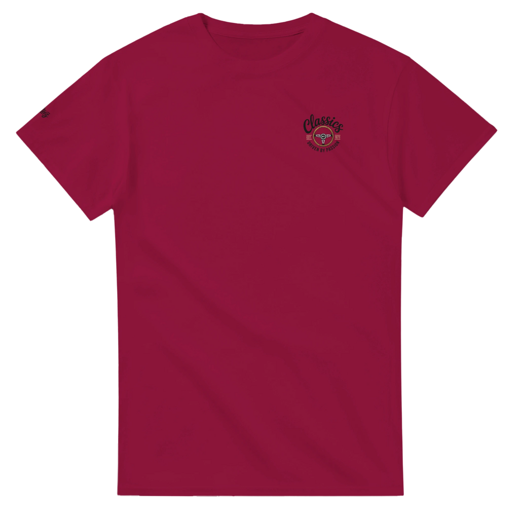 Vintage Classic Car T-Shirt flat lay - All Teez