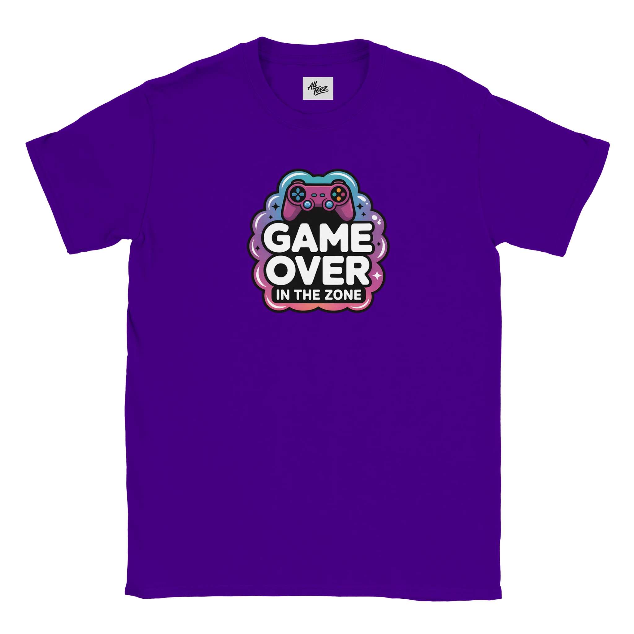 Kids Gamer T-Shirt print close-up - All Teez
