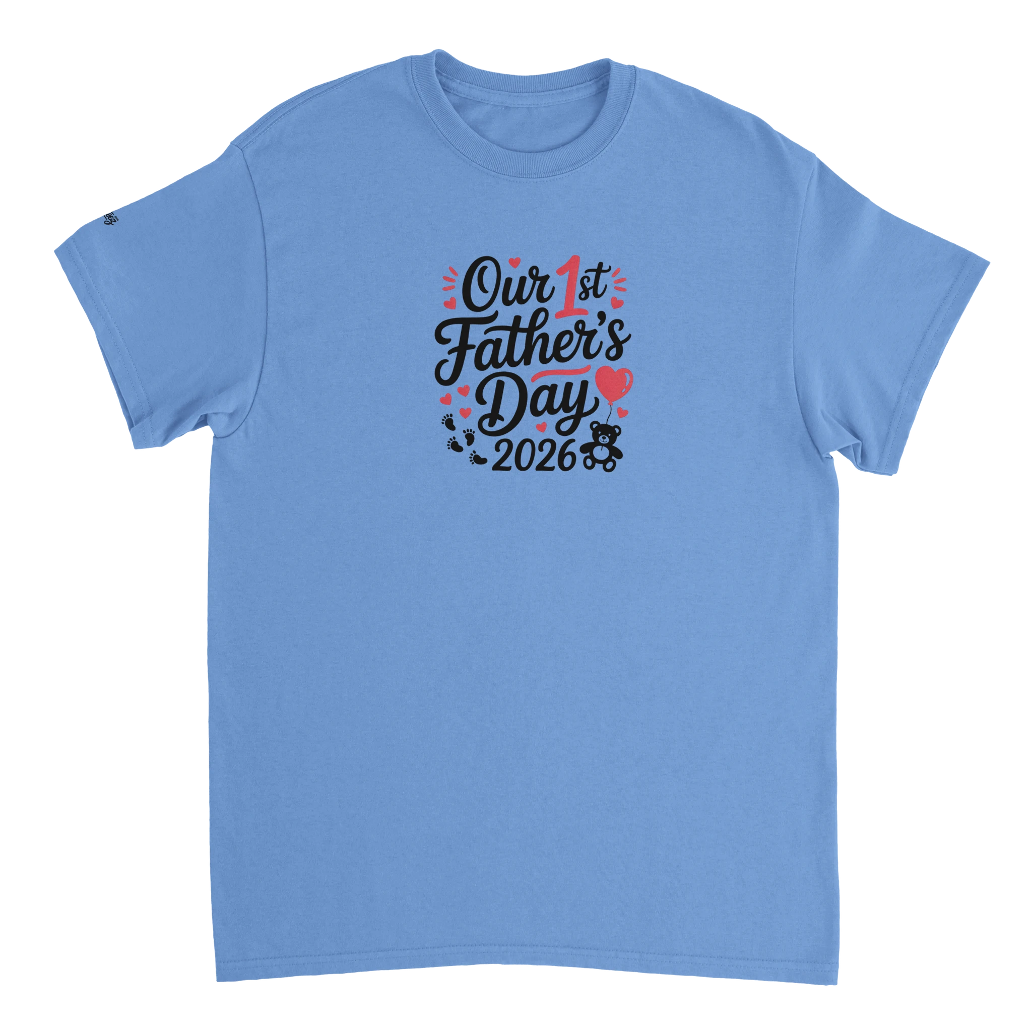 Baby and Me First Fathers Day T-Shirt mockup view - All Teez