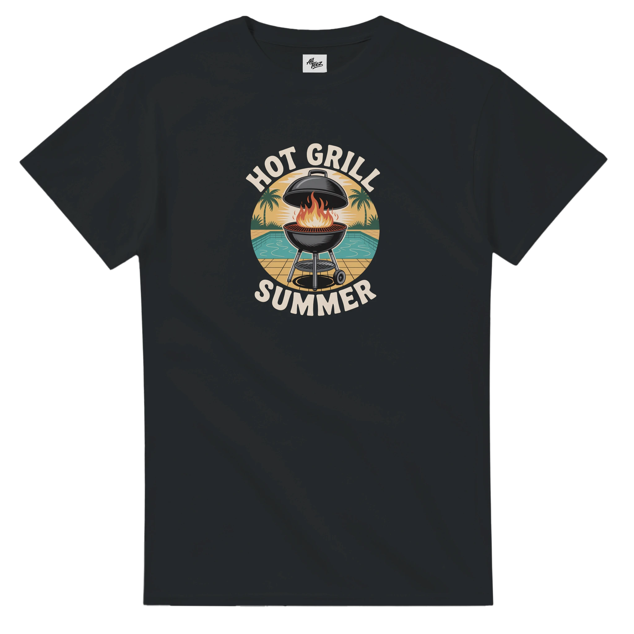 Grill Master BBQ T-Shirt lifestyle - All Teez