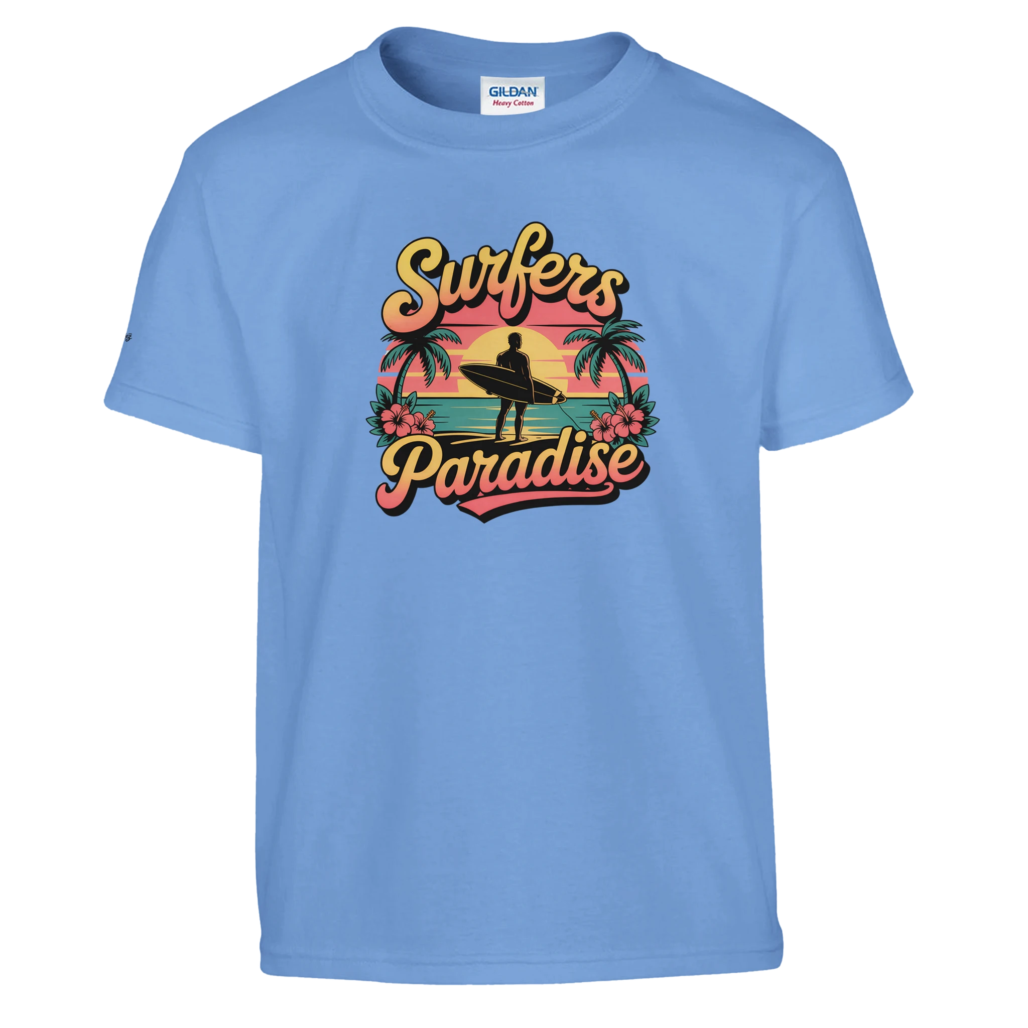 Little Surfer Beach Kids Graphic Tee for Beach Lovers - All Teez
