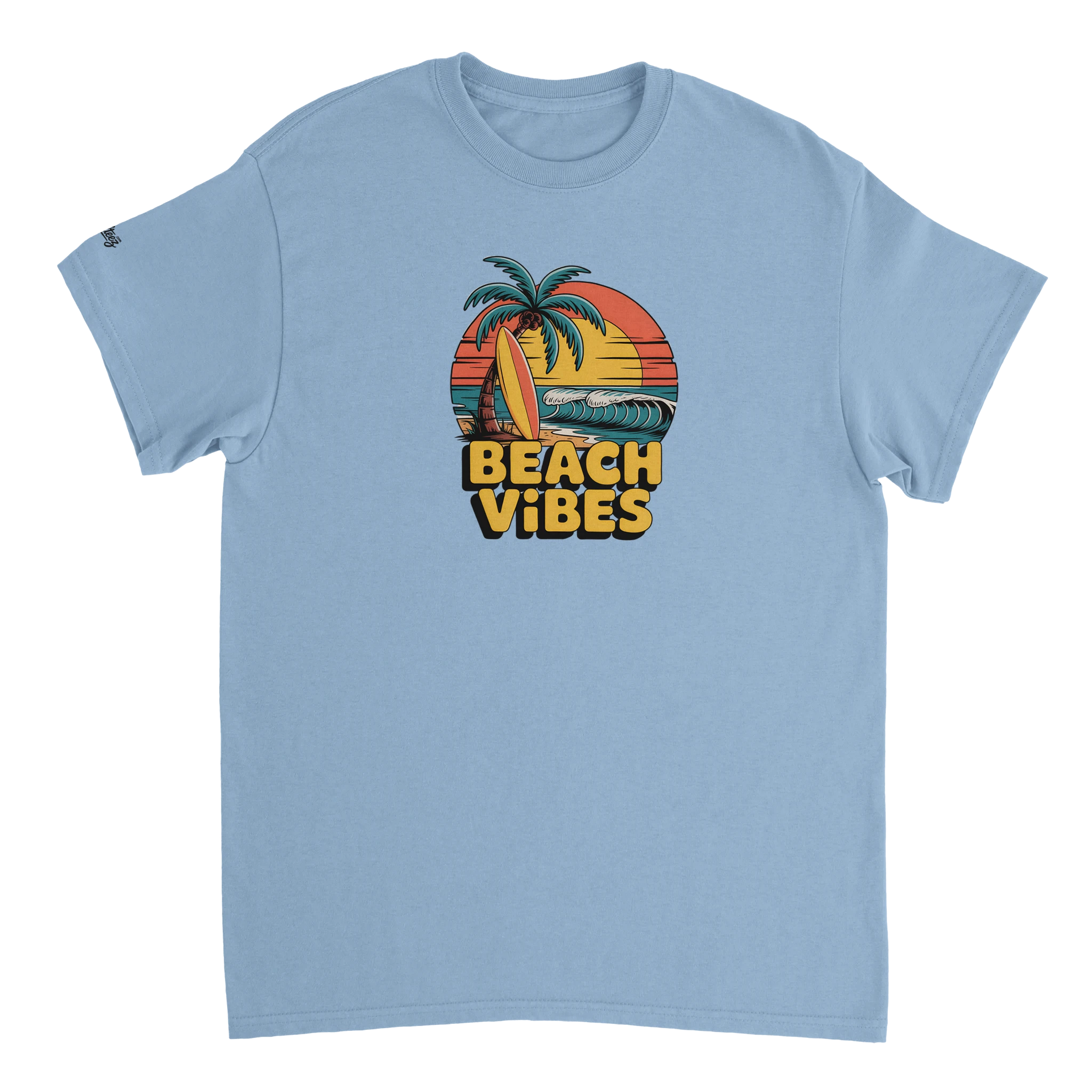 Summer Surf Beach T-Shirt size guide - All Teez