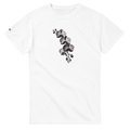 Orchid Floral Print Heavyweight Cotton Premium Crewneck T-Shirt - All Teez