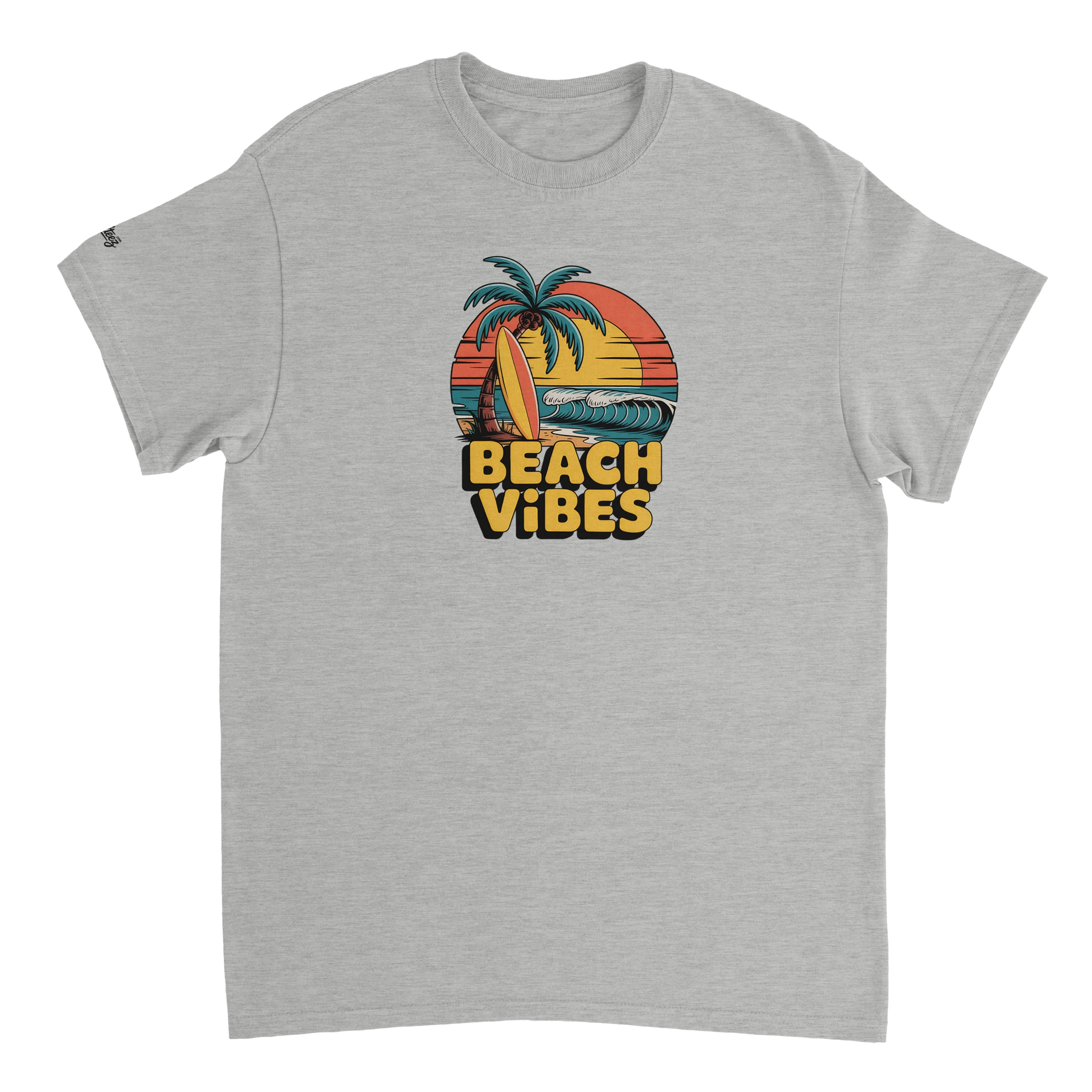 Summer Surf Beach T-Shirt back view - All Teez