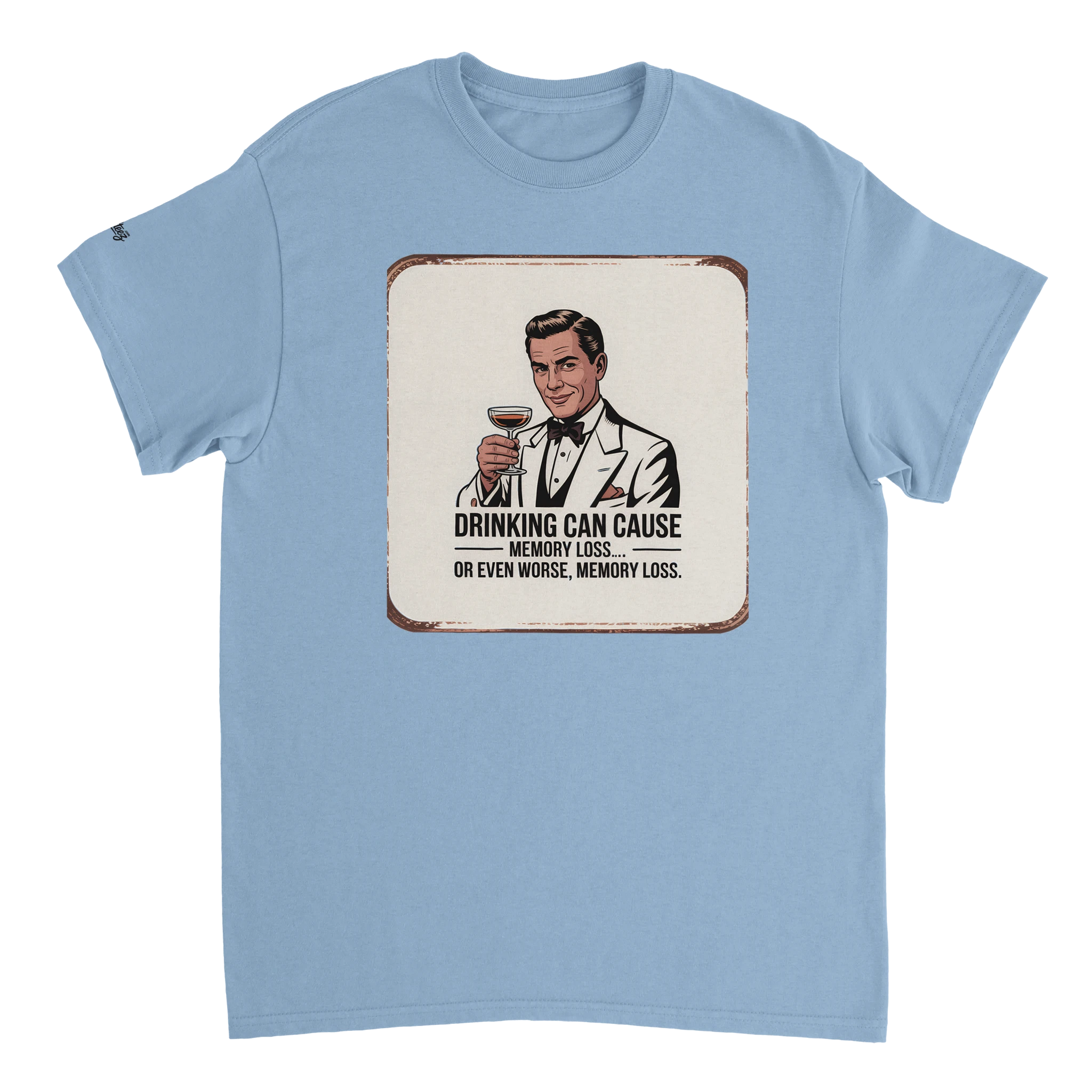 Funny Drinking Quote T-Shirt size guide - All Teez