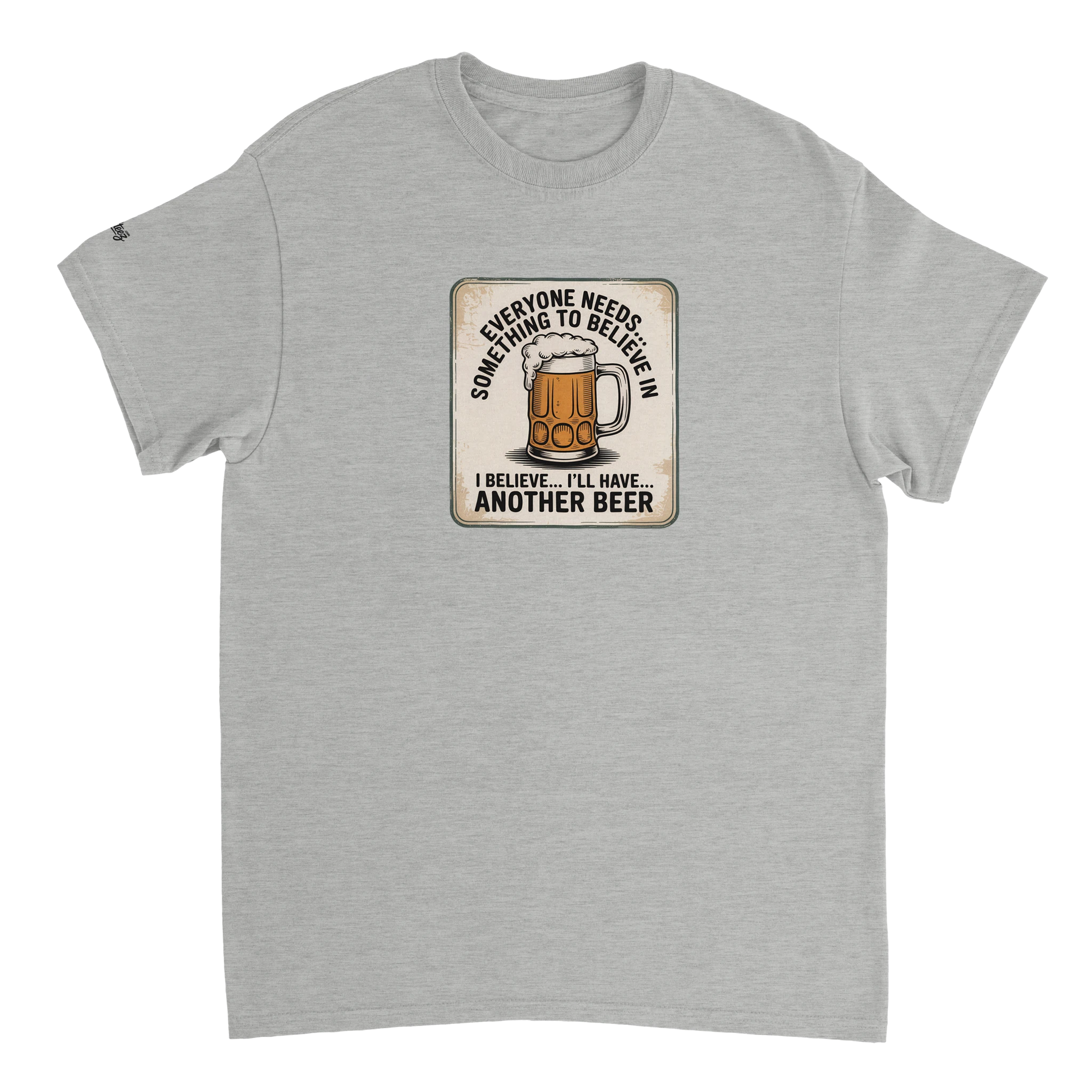 Frosty Beer Lover T-Shirt back view - All Teez