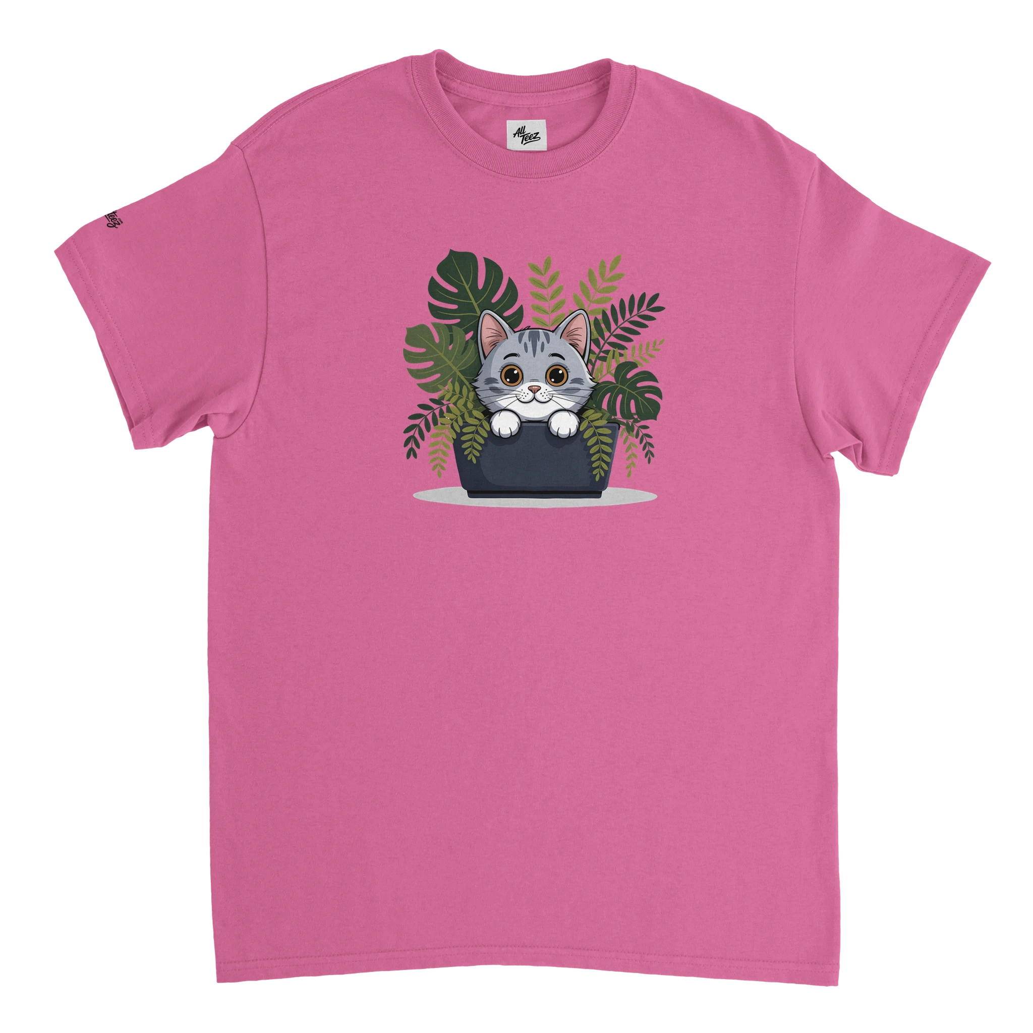 Cat Lover Furry Companion T-Shirt back view - All Teez