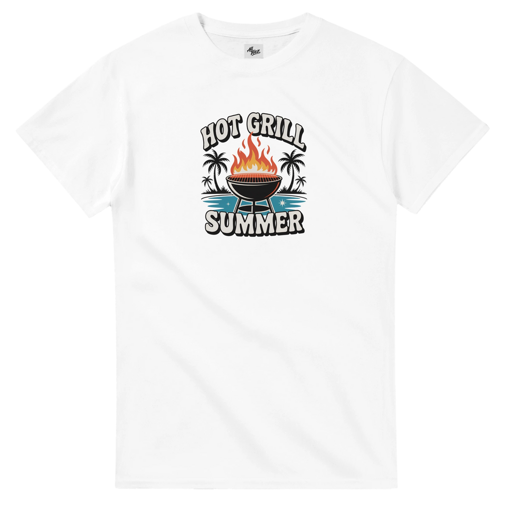 Grill Master Summer BBQ Graphic T-Shirt - All Teez