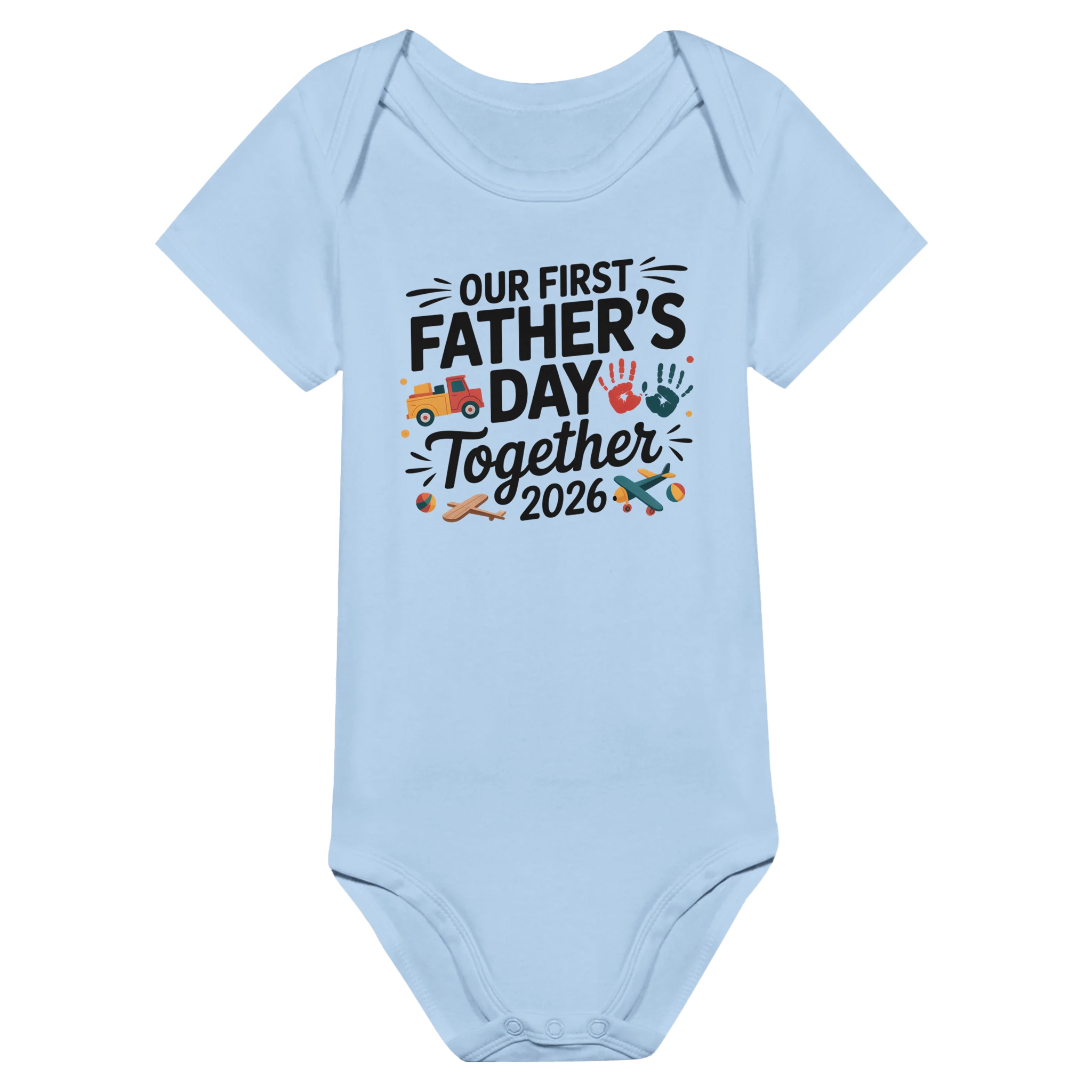 Baby Boy and Me First Fathers Day Onesie lifestyle - All Teez