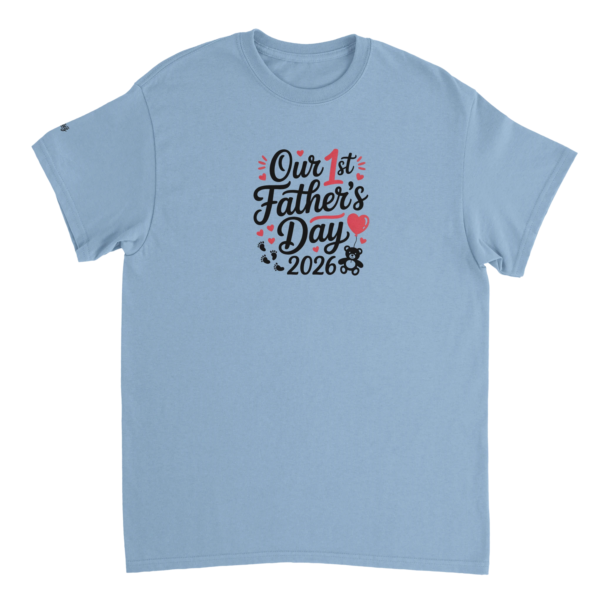 Baby and Me First Fathers Day T-Shirt color view - All Teez
