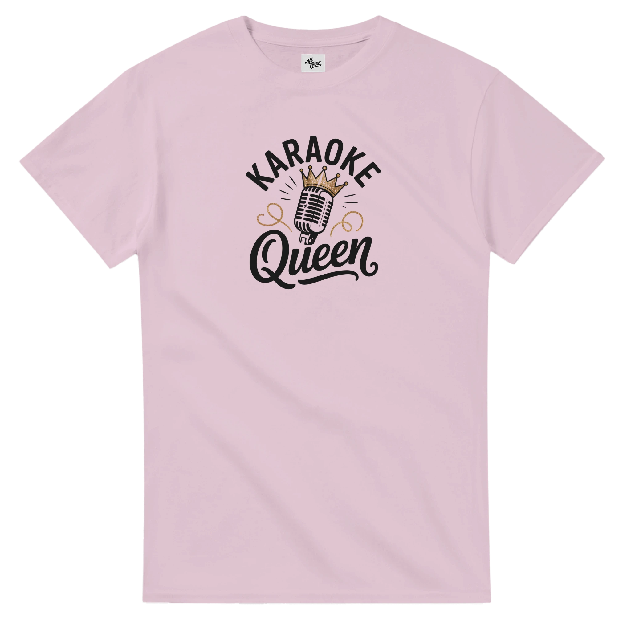 Karaoke Queen T-Shirt detail - All Teez