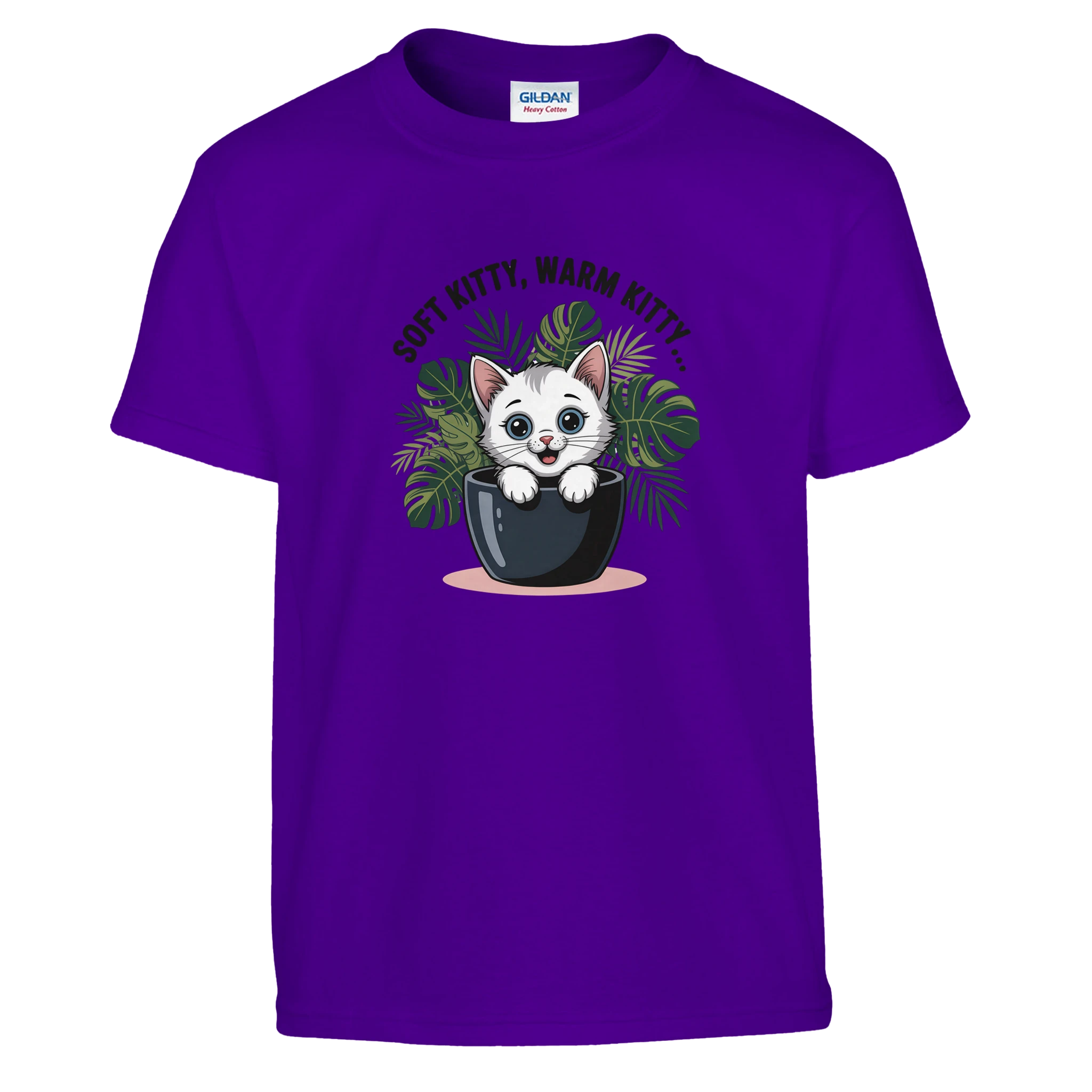 Cute Kitten Youth T-Shirt graphic design - All Teez