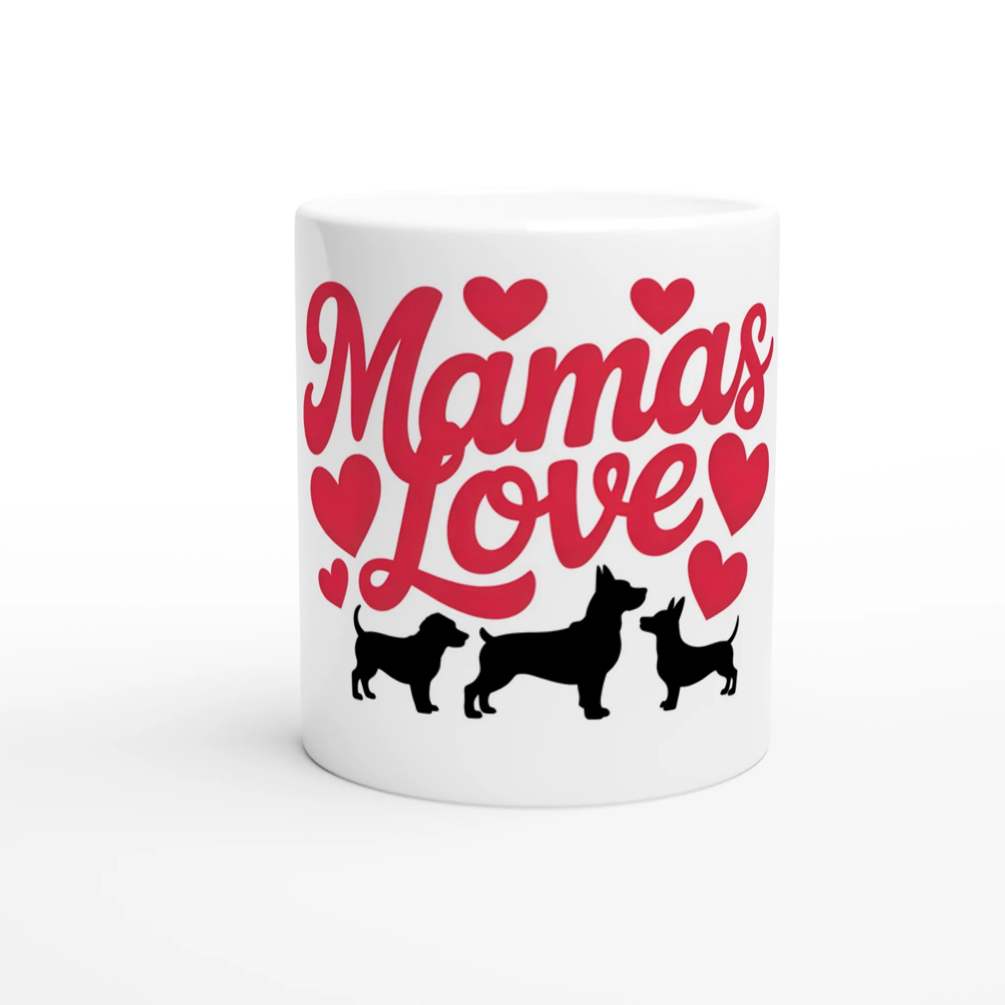 Dog Mom Ceramic Coffee Mug 11oz for Dog Lovers - All Teez