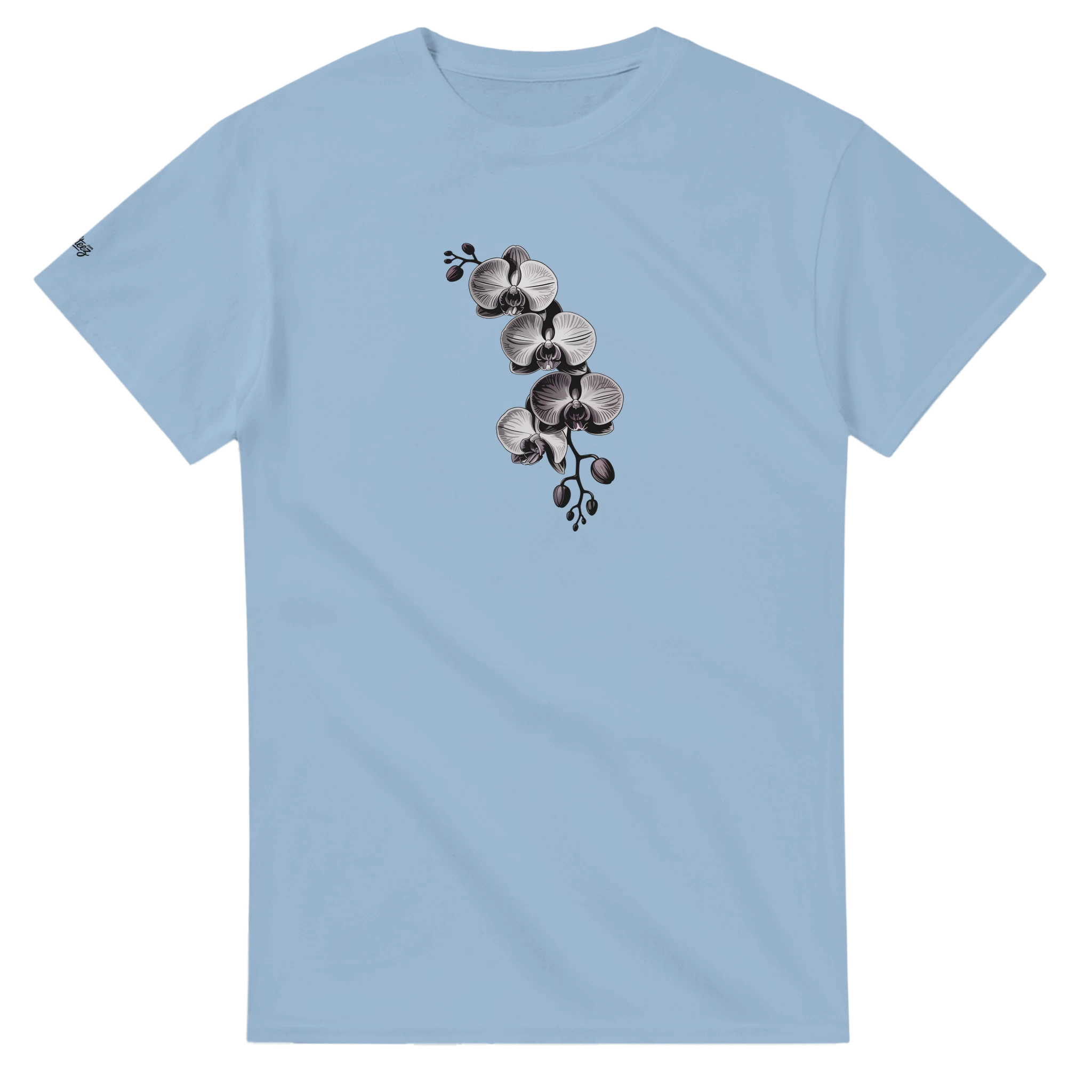 Orchid Floral Print T-Shirt lifestyle - All Teez
