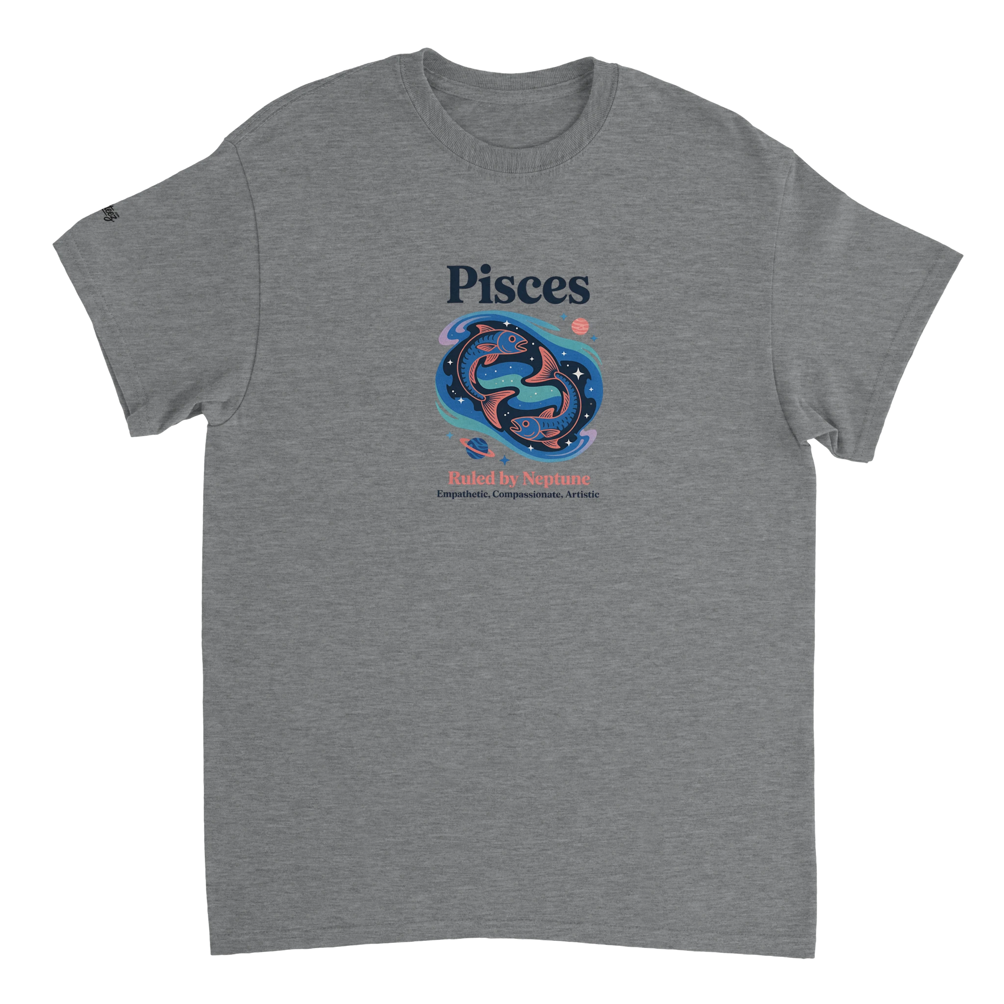 Pisces Zodiac T-Shirt size guide - All Teez
