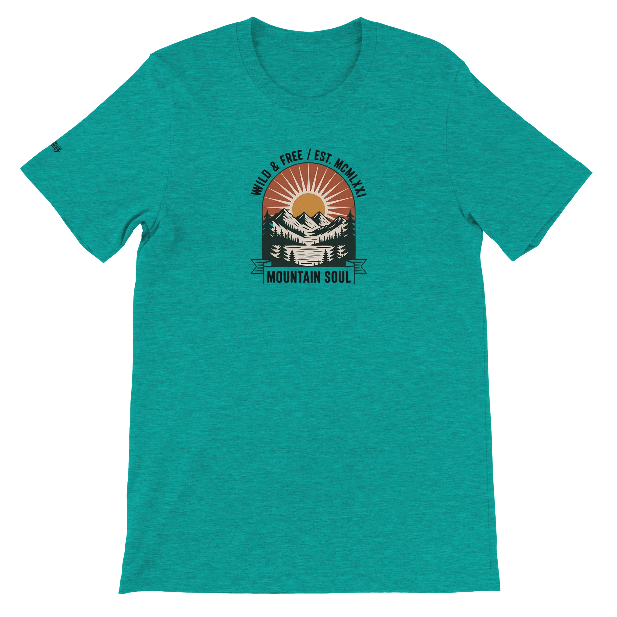 Wilderness Explorer T-Shirt flat lay - All Teez
