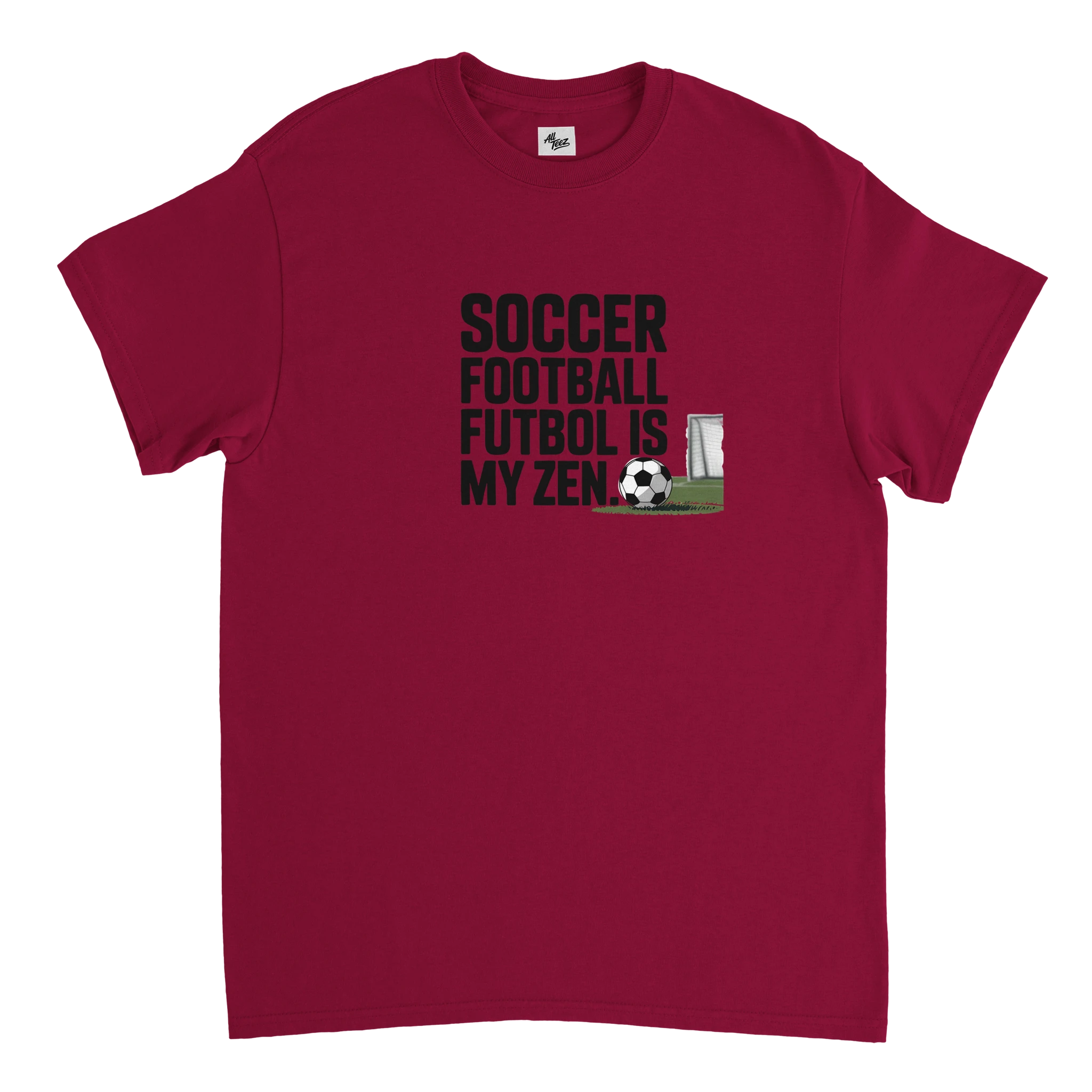 Heavyweight Unisex Crewneck T-Shirt detail - All Teez