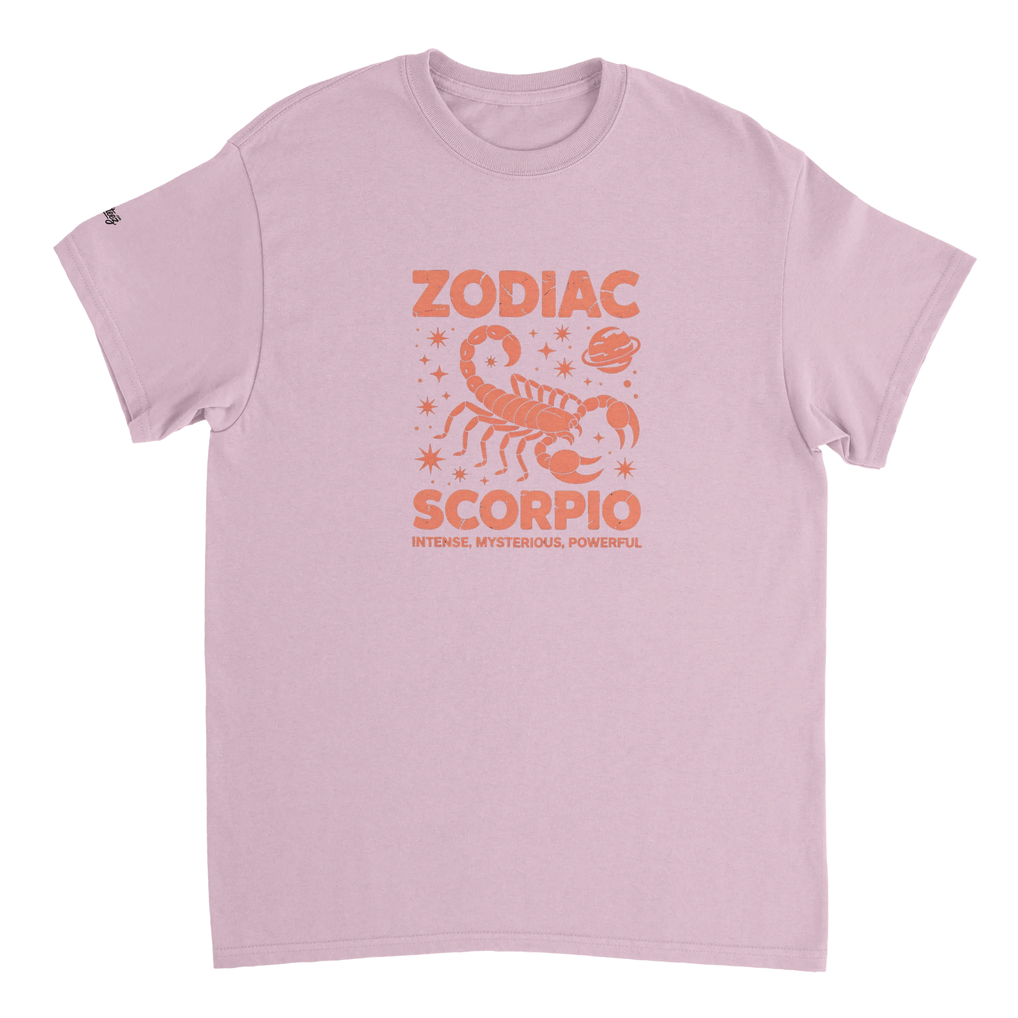 Scorpio Zodiac Sign Heavyweight Cotton Classic Fit Graphic T-Shirt - All Teez