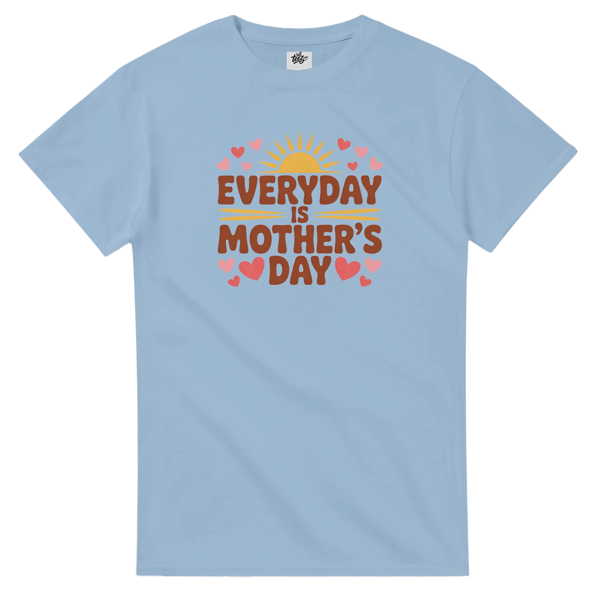 Mom Deserves the Best Everyday T-Shirt detail - All Teez