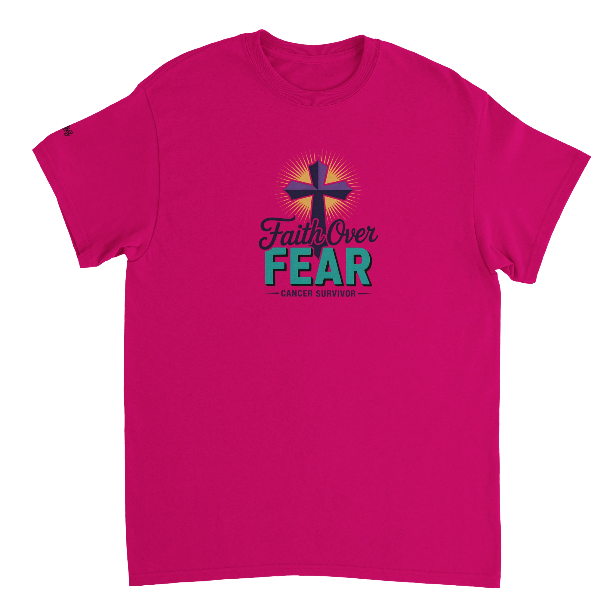 Strong Cancer Survivor T-Shirt detail - All Teez
