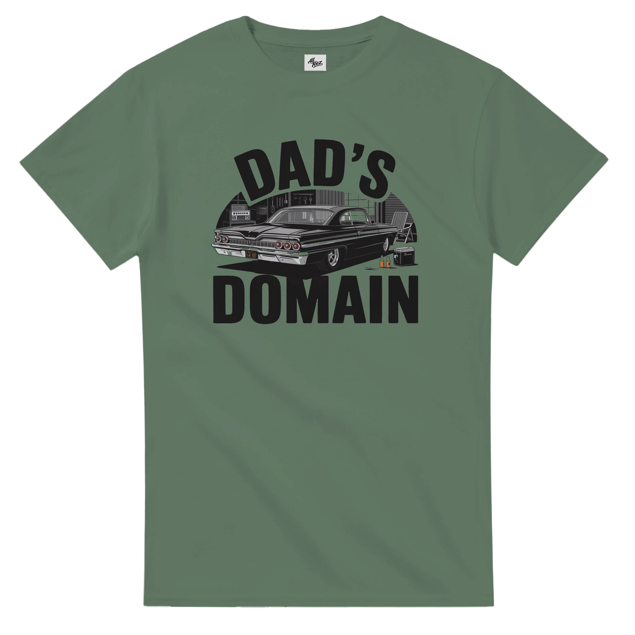 Dads Garage Man Cave Car Enthusiast Beer Lover T-Shirt - All Teez