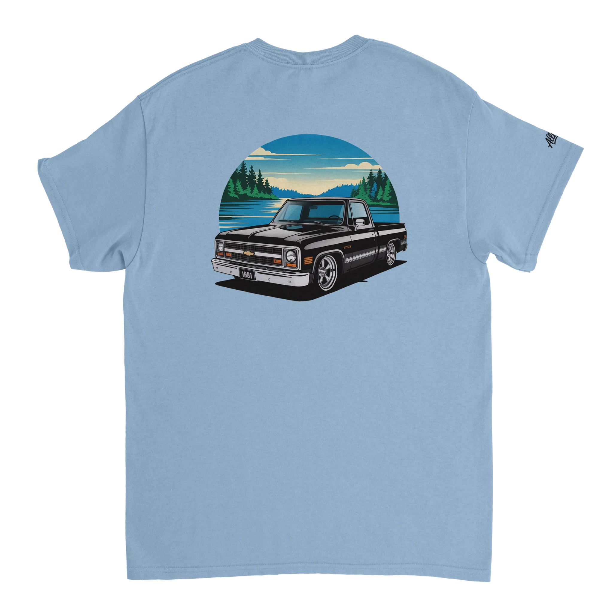 Chevy C10 Square Body T-Shirt graphic design - All Teez