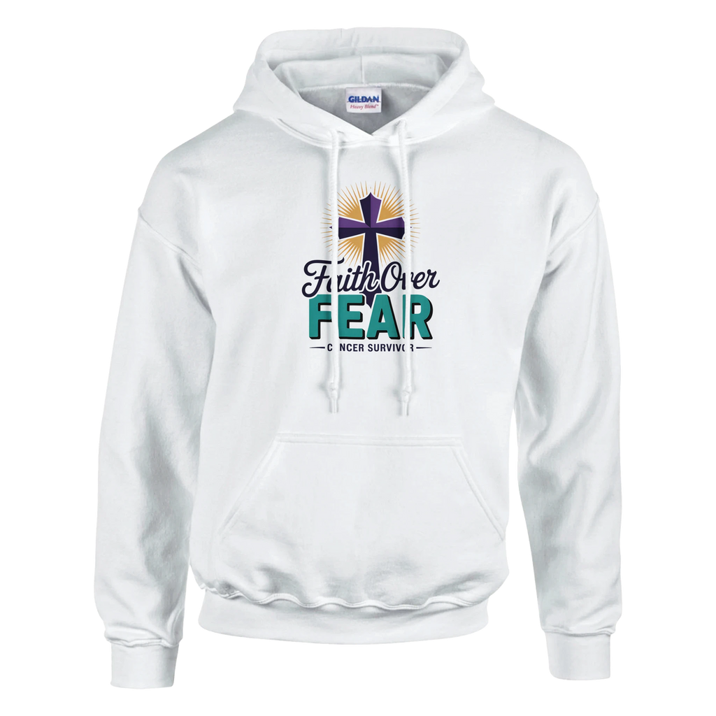 Cancer Survivor Fight Everyday Inspirational Heavy Blend Hoodie - All Teez