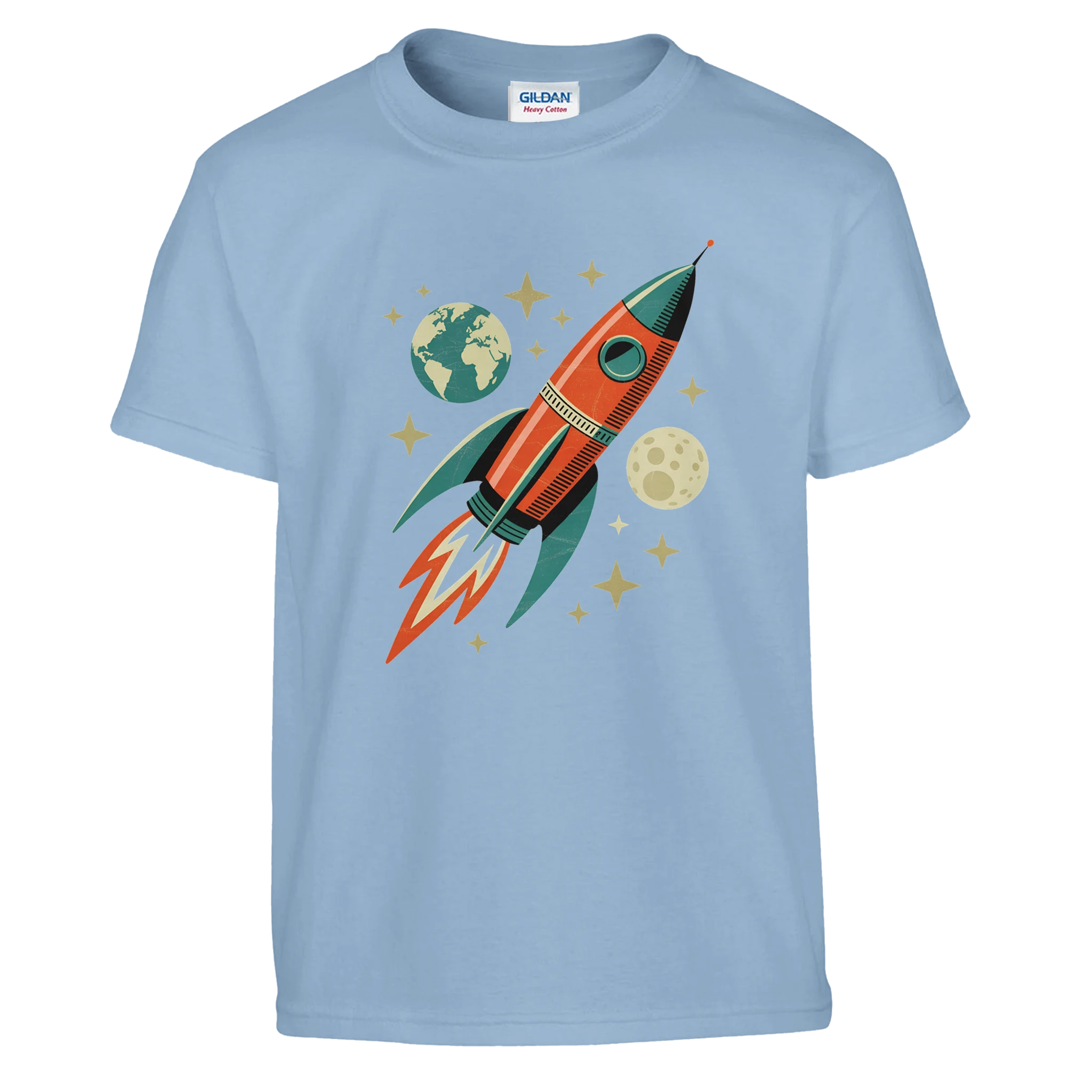 Kids Space Explorer T-Shirt print close-up - All Teez