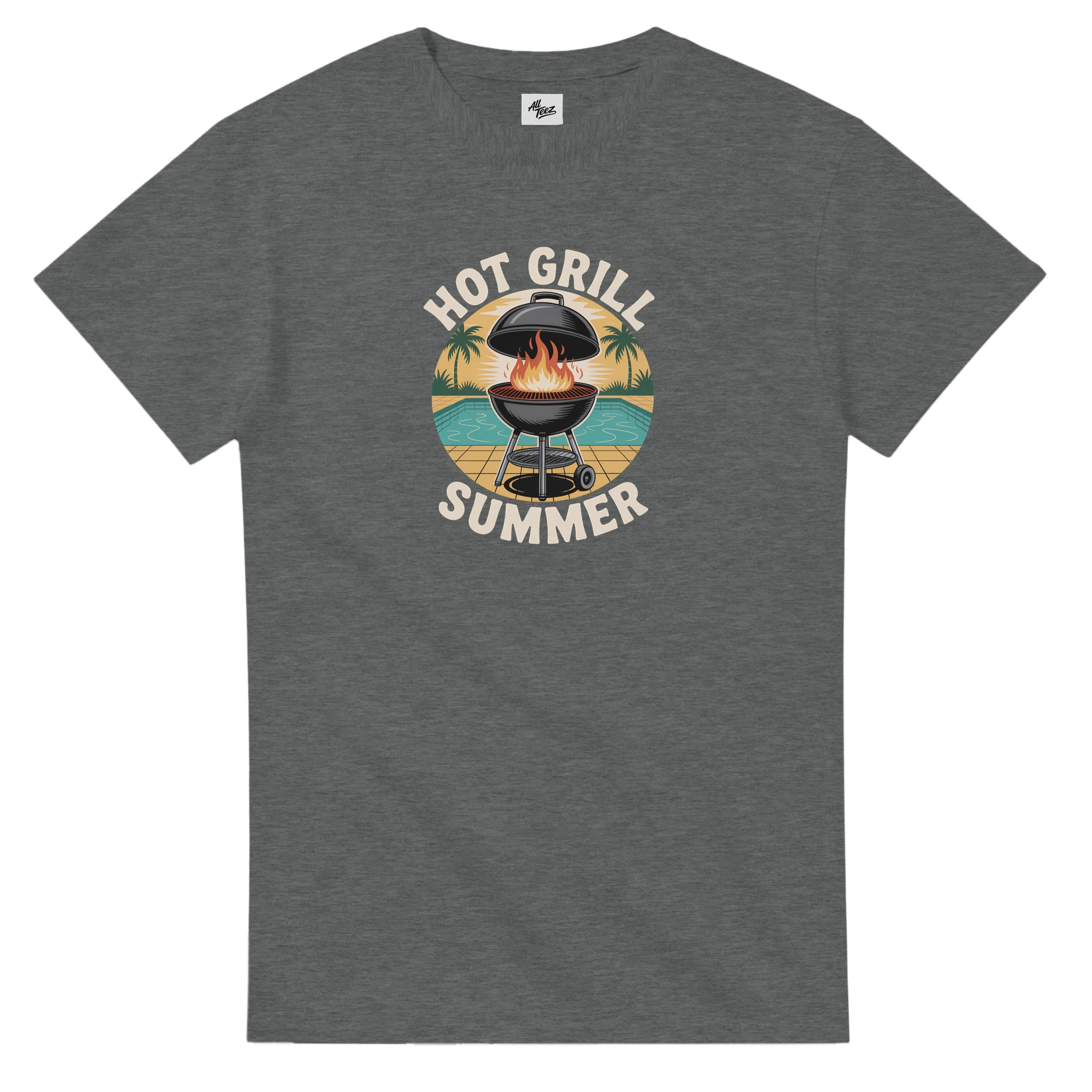 Grill Master BBQ T-Shirt graphic design - All Teez