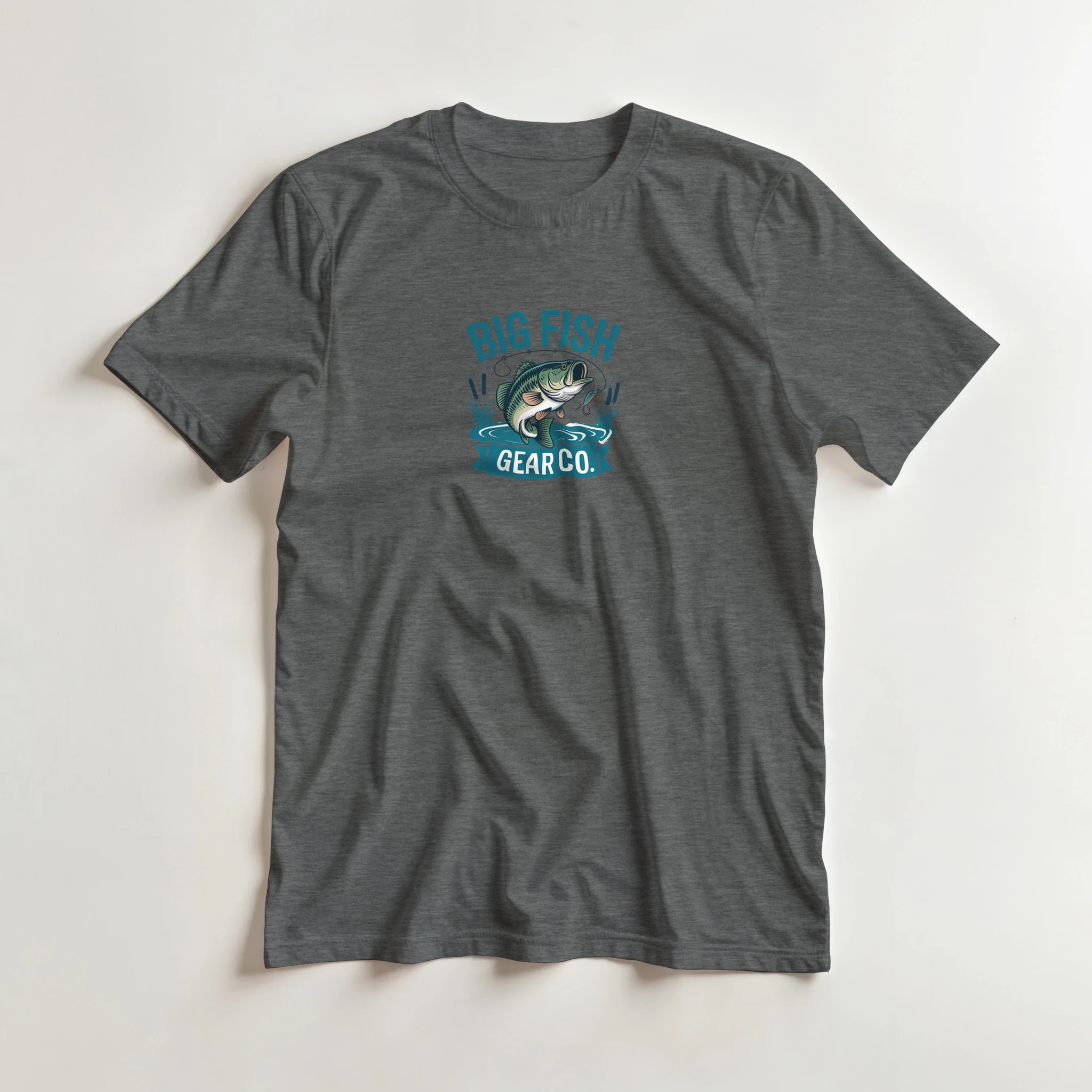 Outdoor Fisherman T-Shirt print close-up - All Teez