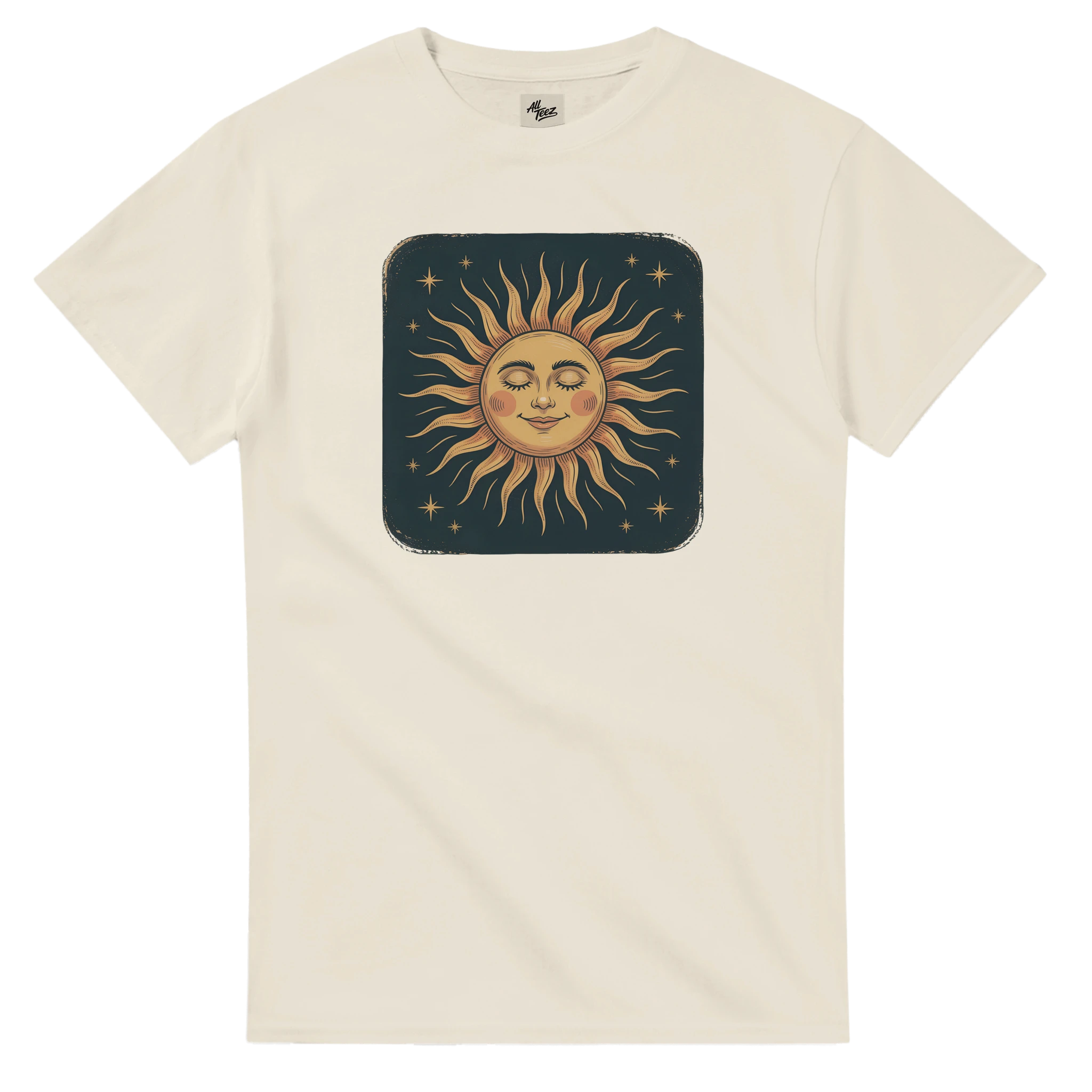 Vintage Solar T-Shirt flat lay - All Teez