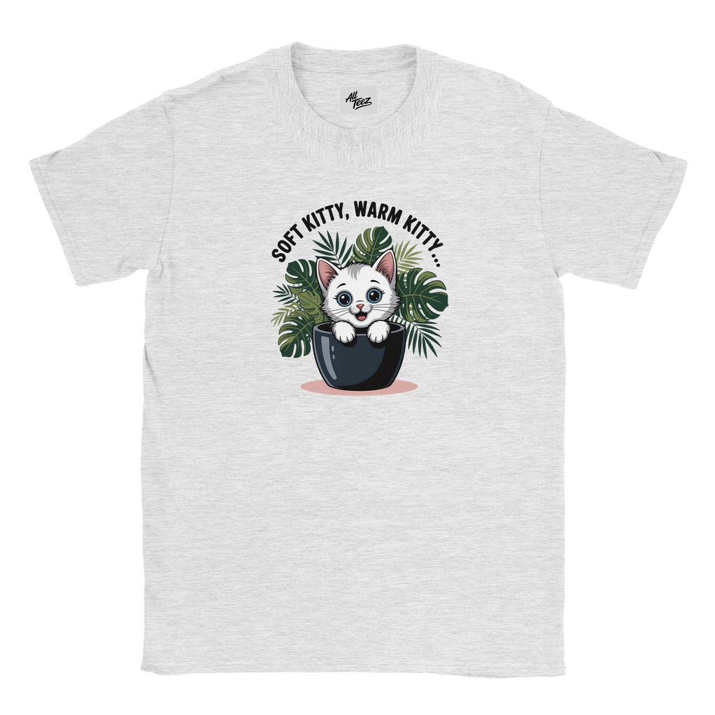 Cute Kitten Youth T-Shirt print close-up - All Teez