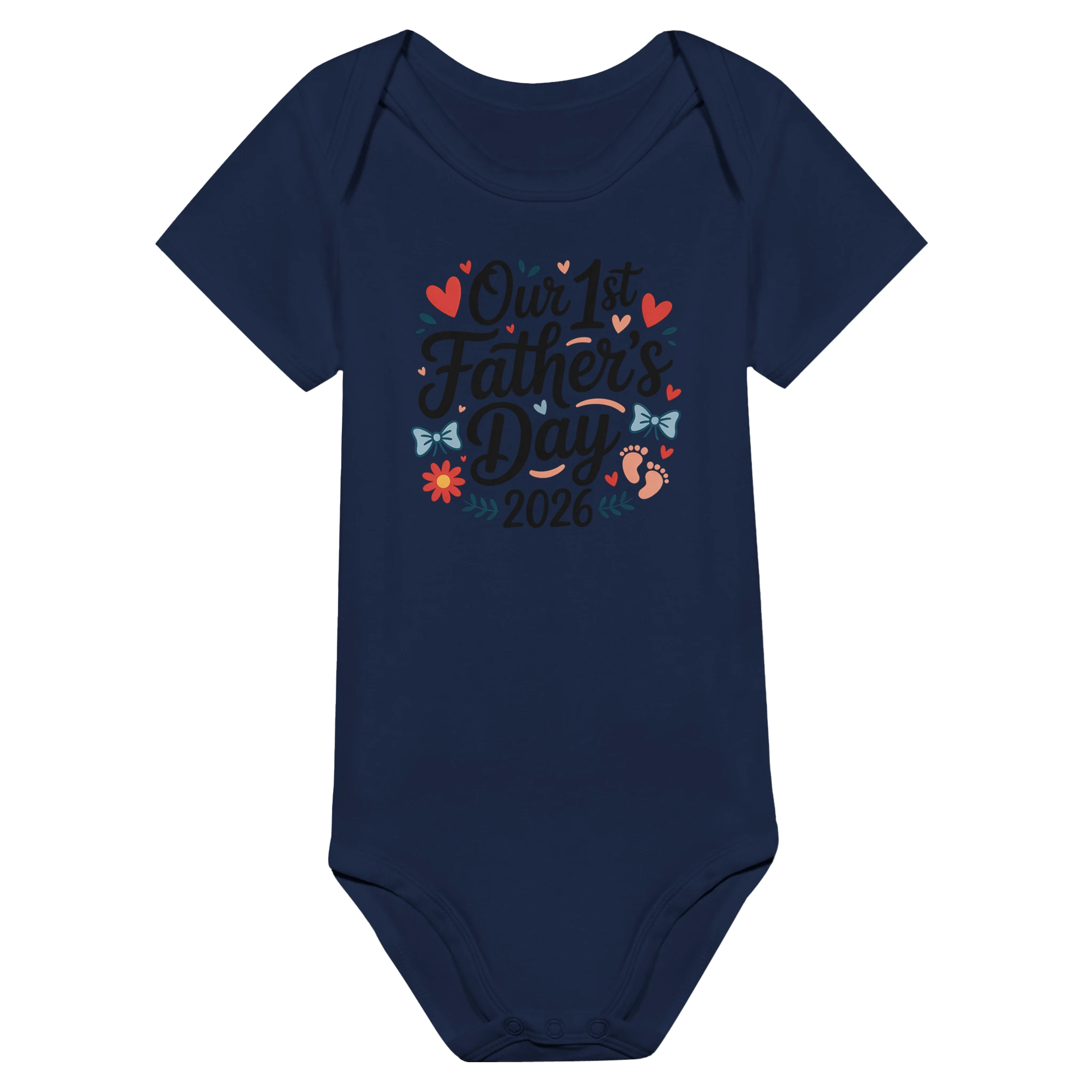 Baby Girl and Dad First Fathers Day Onesie lifestyle - All Teez