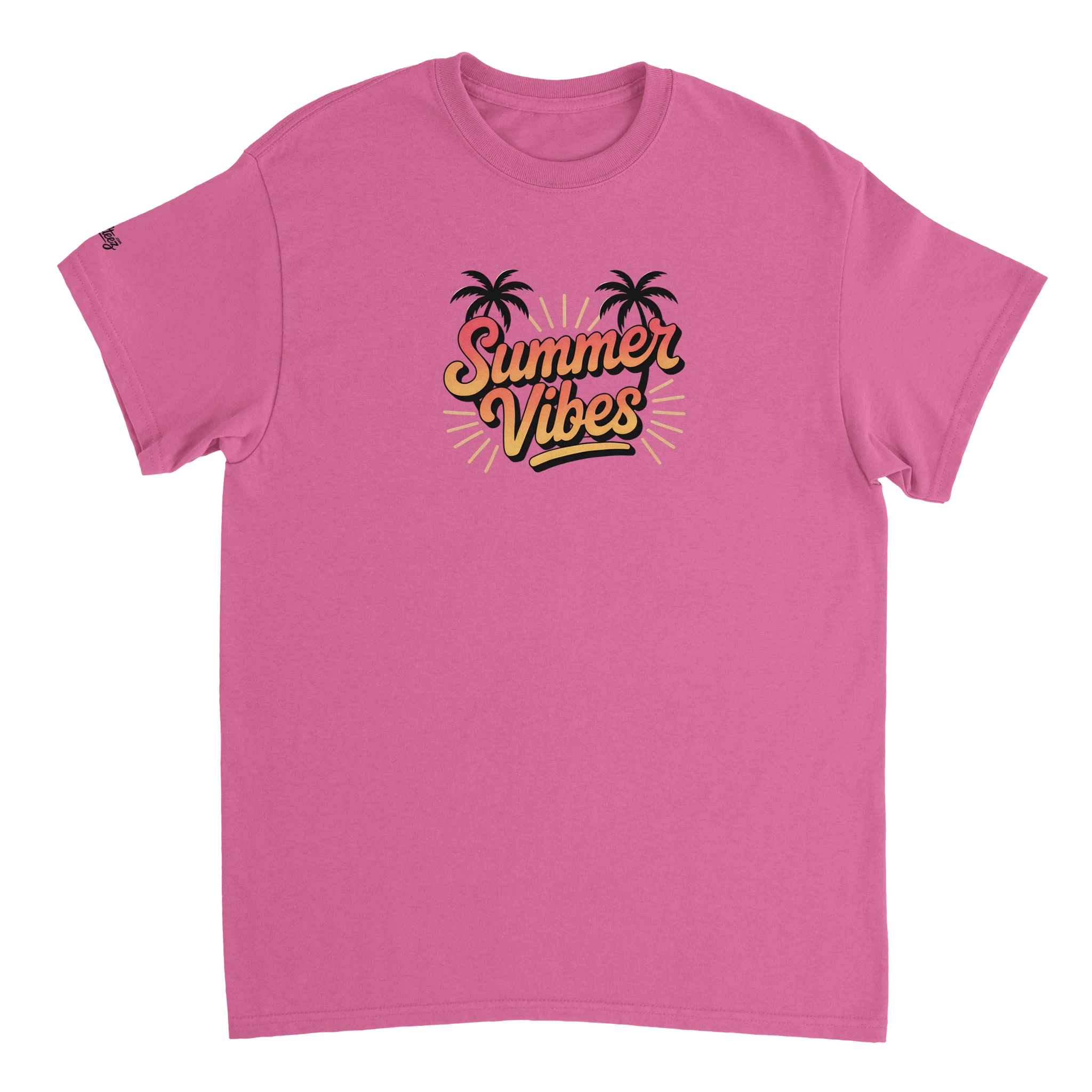 Summer Beach Vibes T-Shirt back view - All Teez