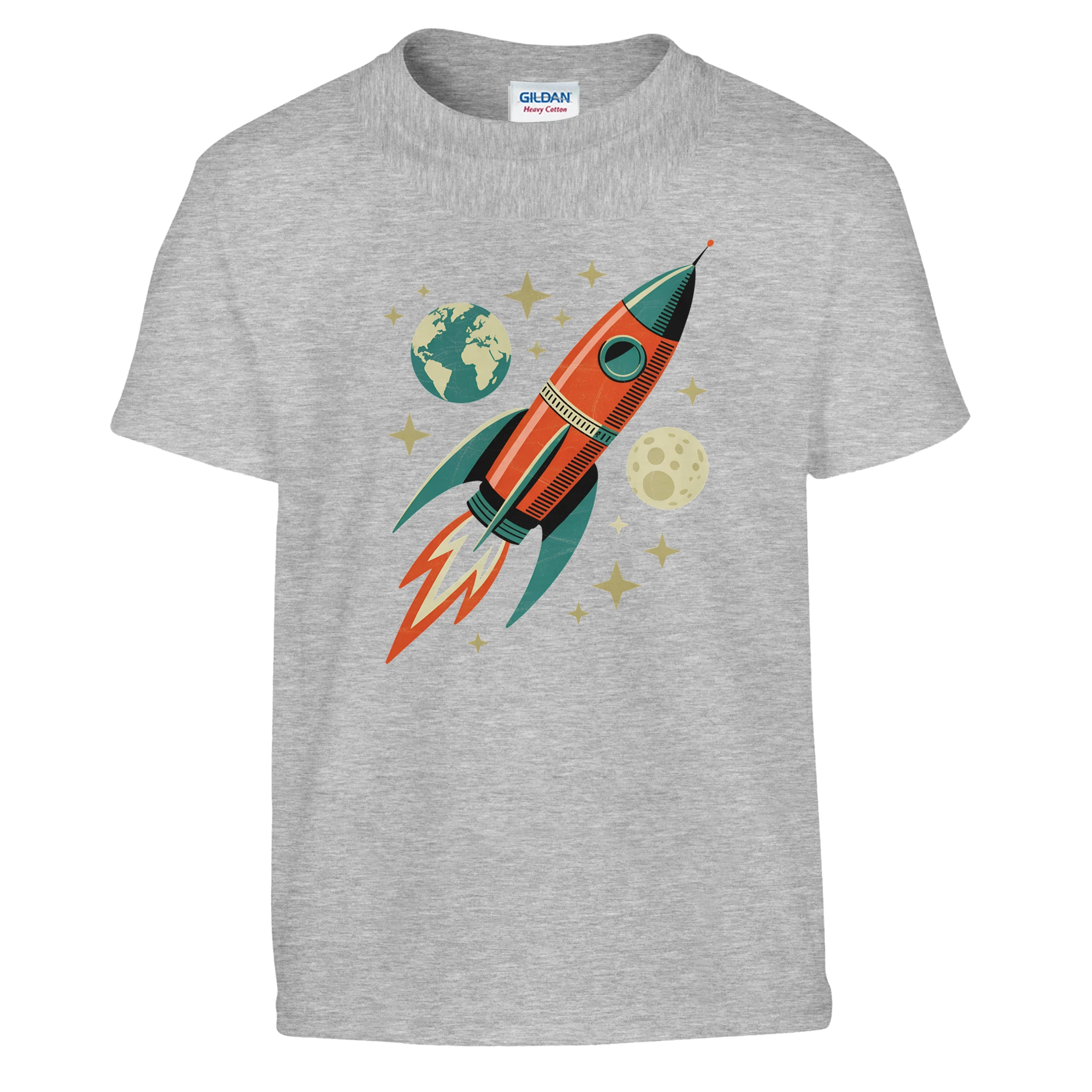 Kids Space Explorer T-Shirt flat lay - All Teez