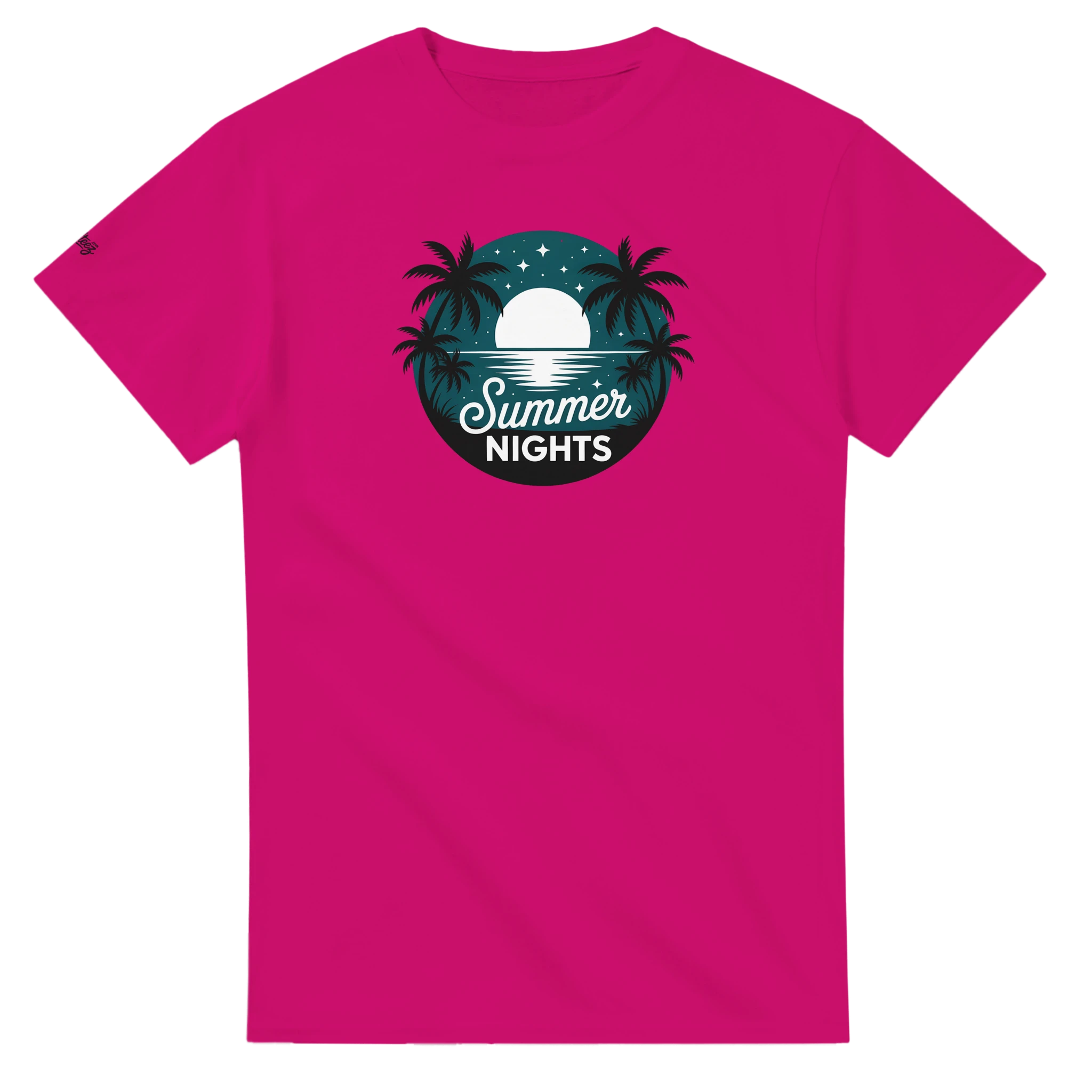 Moonlit Beach Wave T-Shirt color view - All Teez