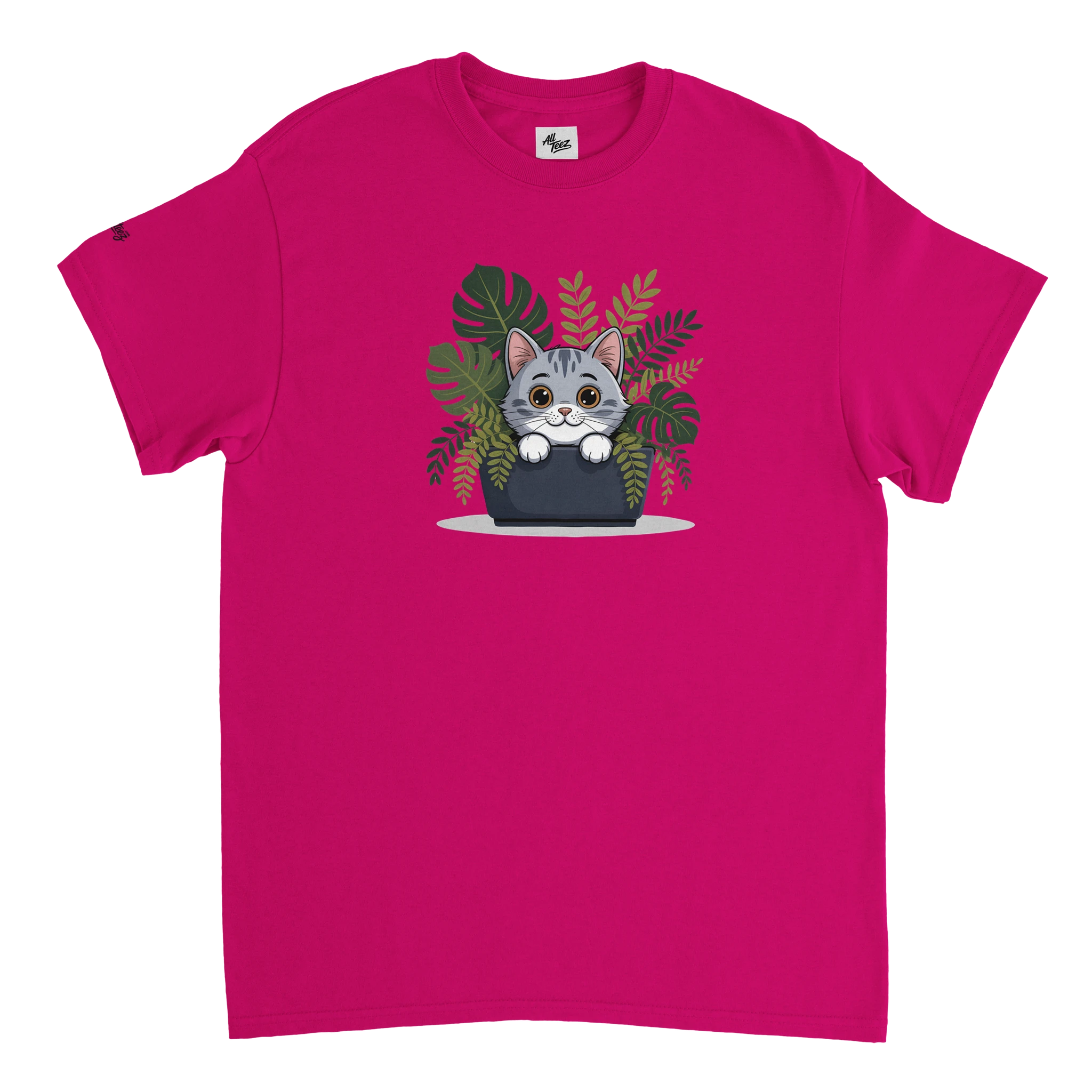 Cat Lover Furry Companion T-Shirt size guide - All Teez
