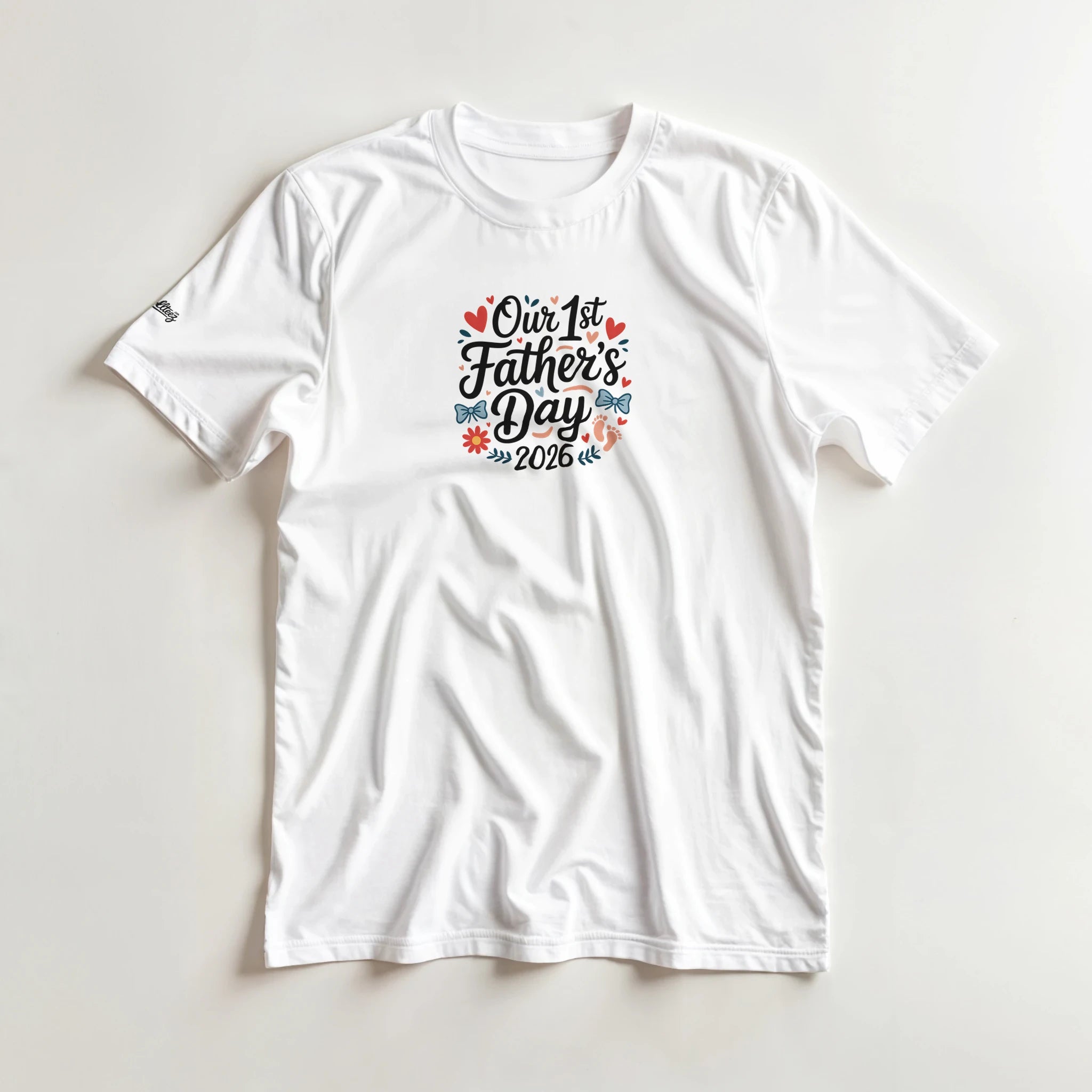 Baby Girl and Dads First Fathers Day Matching Style T-Shirt - All Teez