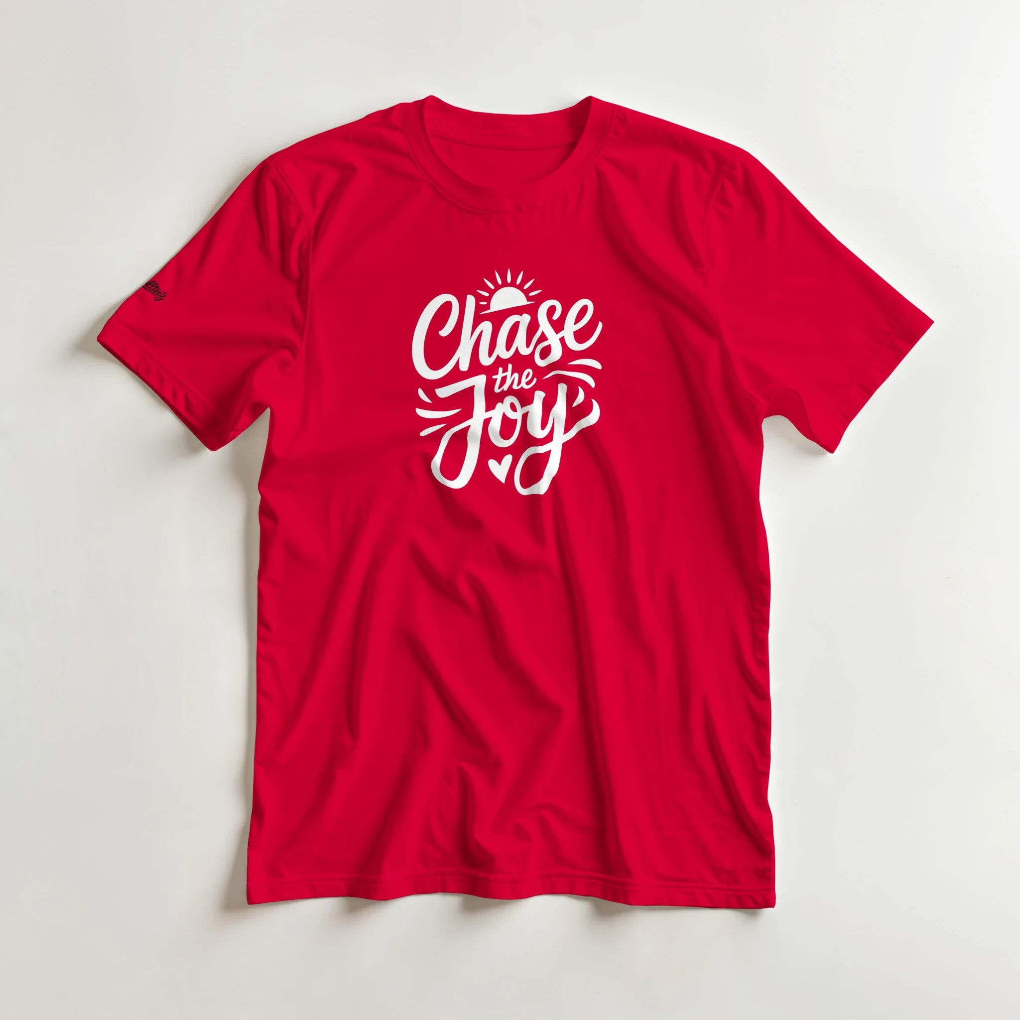 Positive Minded Young Lady T-Shirt print close-up - All Teez