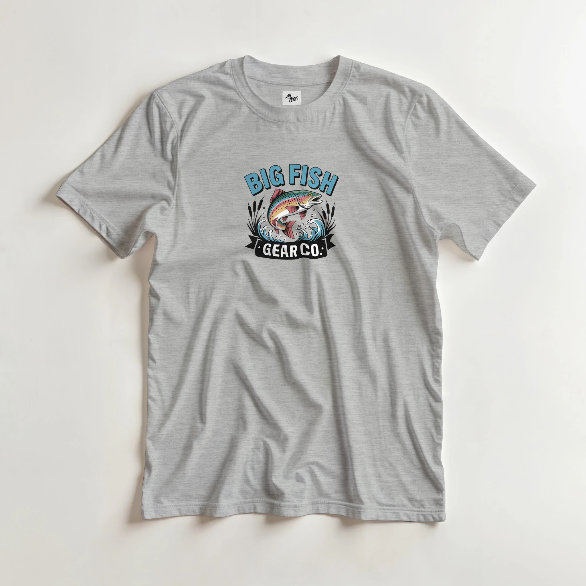 Catch of the Day Fishing T-Shirt mockup view - All Teez