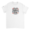 Baby Girl and Dad First Fathers Day T-Shirt back view - All Teez