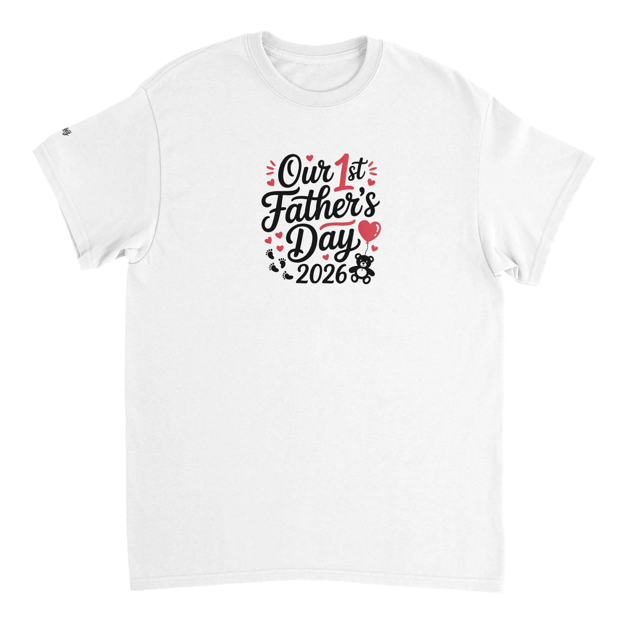 Baby and Me First Fathers Day T-Shirt back view - All Teez