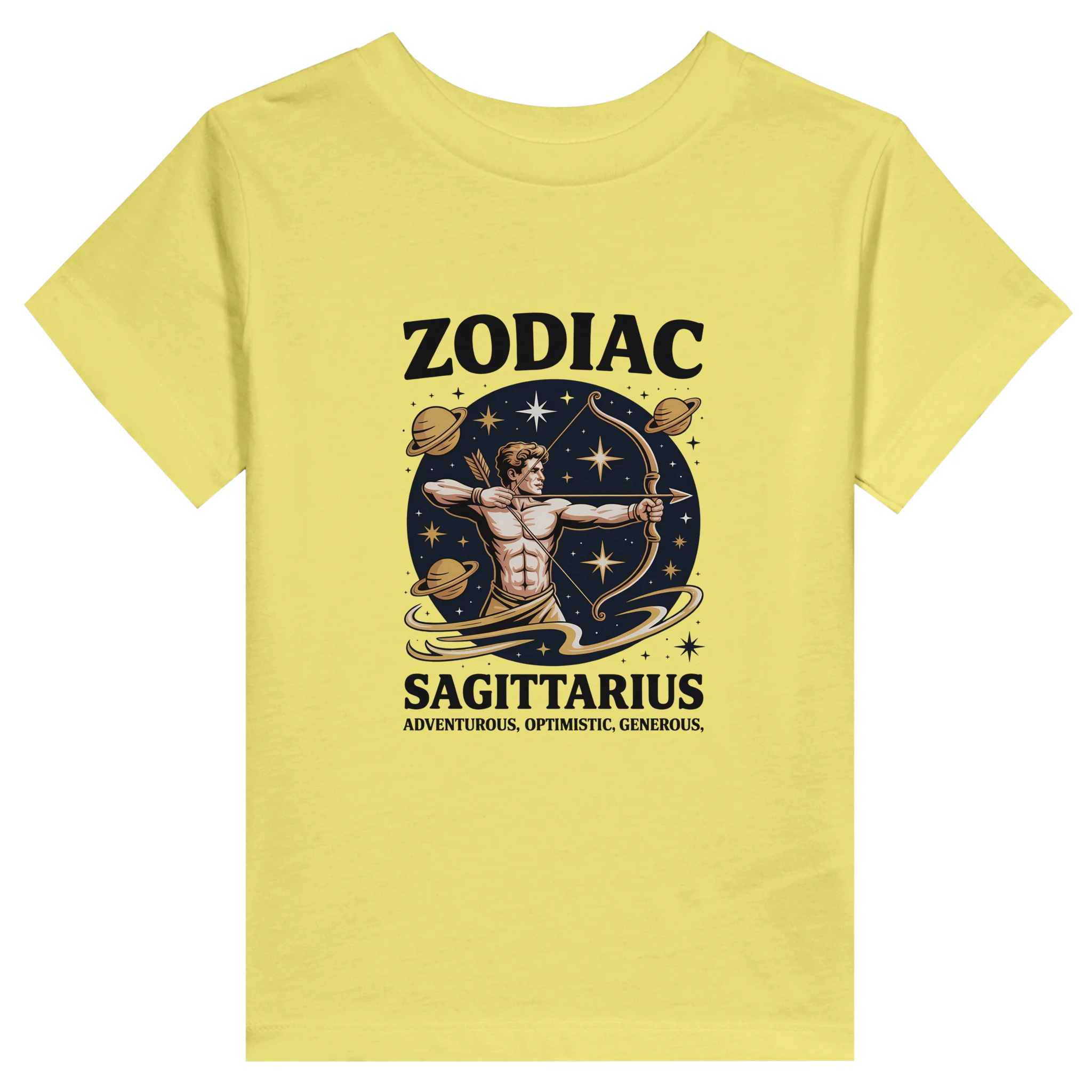 Sagittarius Toddler T-Shirt size guide - All Teez