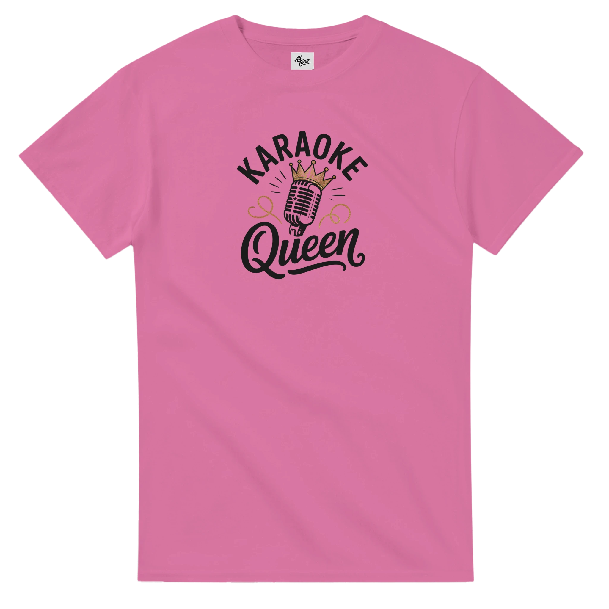 Karaoke Queen T-Shirt back view - All Teez