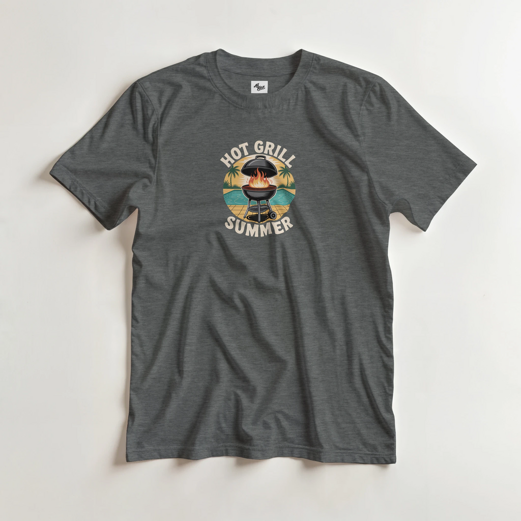 Grill Master BBQ T-Shirt size guide - All Teez
