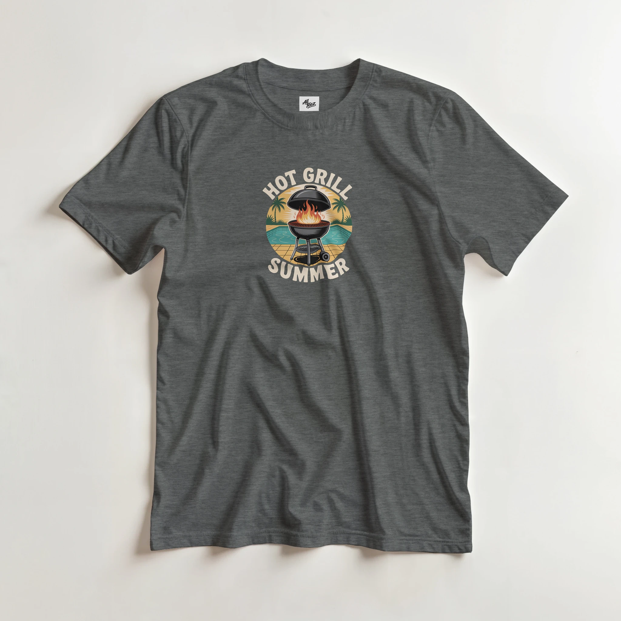 Grill Master BBQ T-Shirt size guide - All Teez