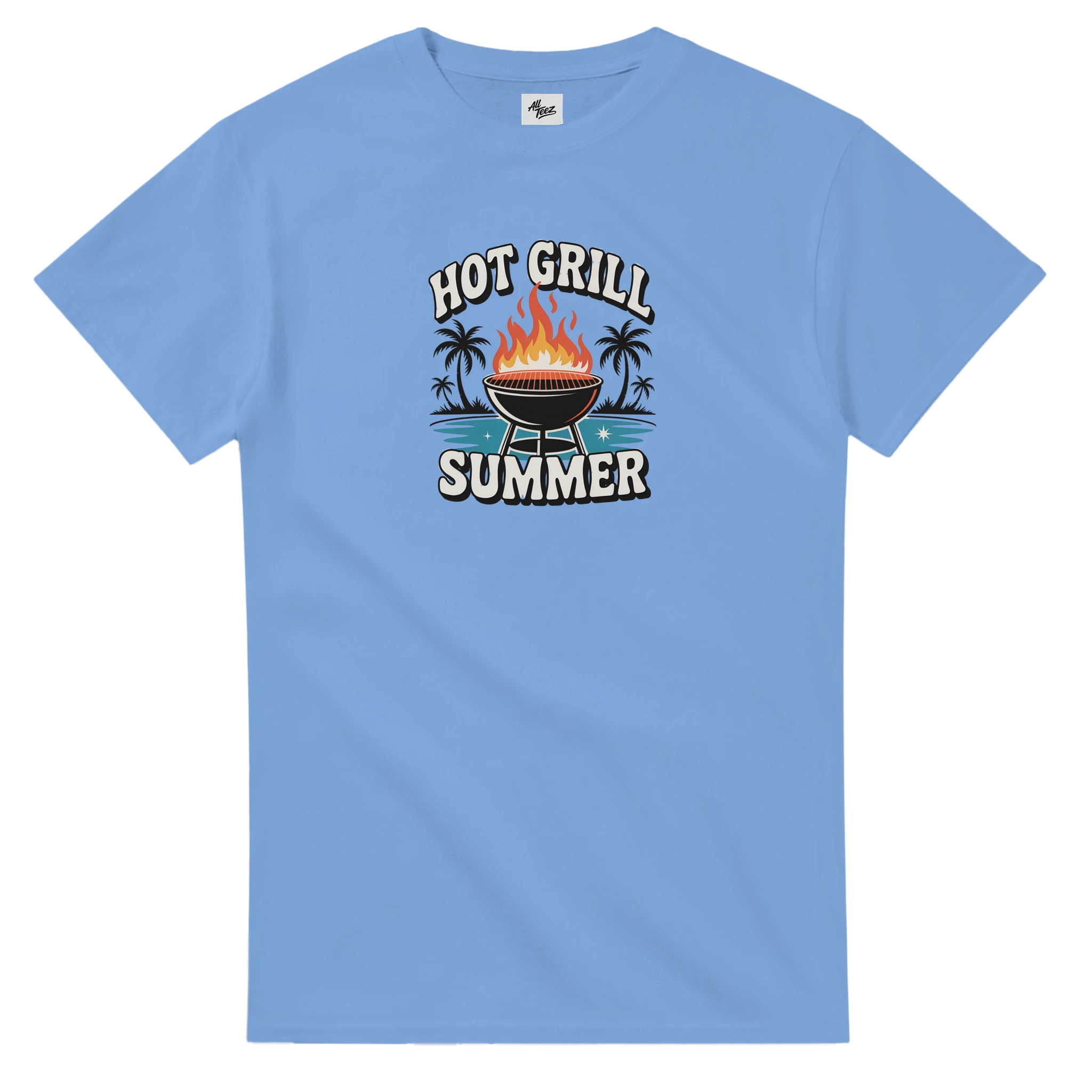Grill Master Summer BBQ T-Shirt lifestyle - All Teez
